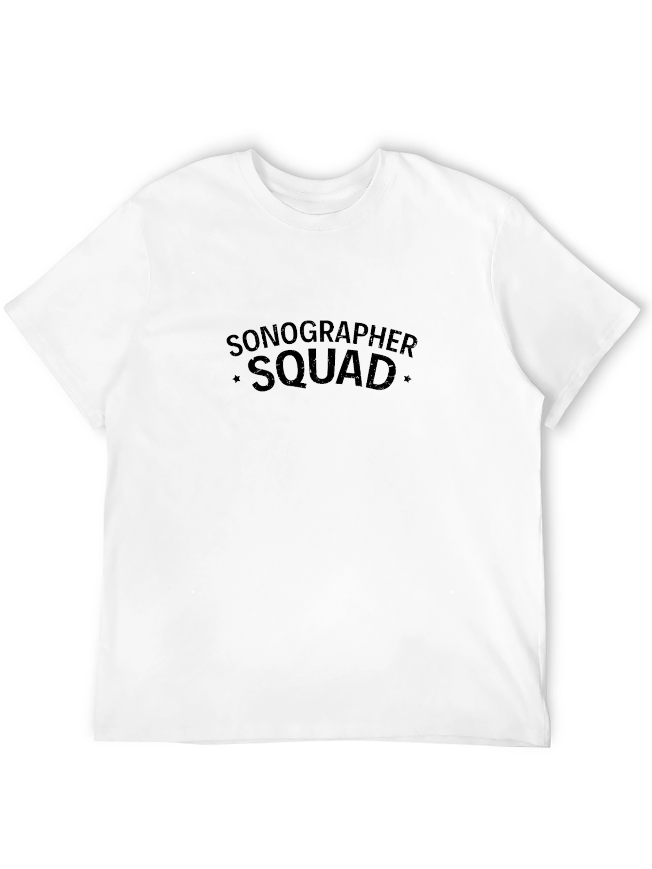 Sonographer Squad T-Shirt - Comfortable Black Tee