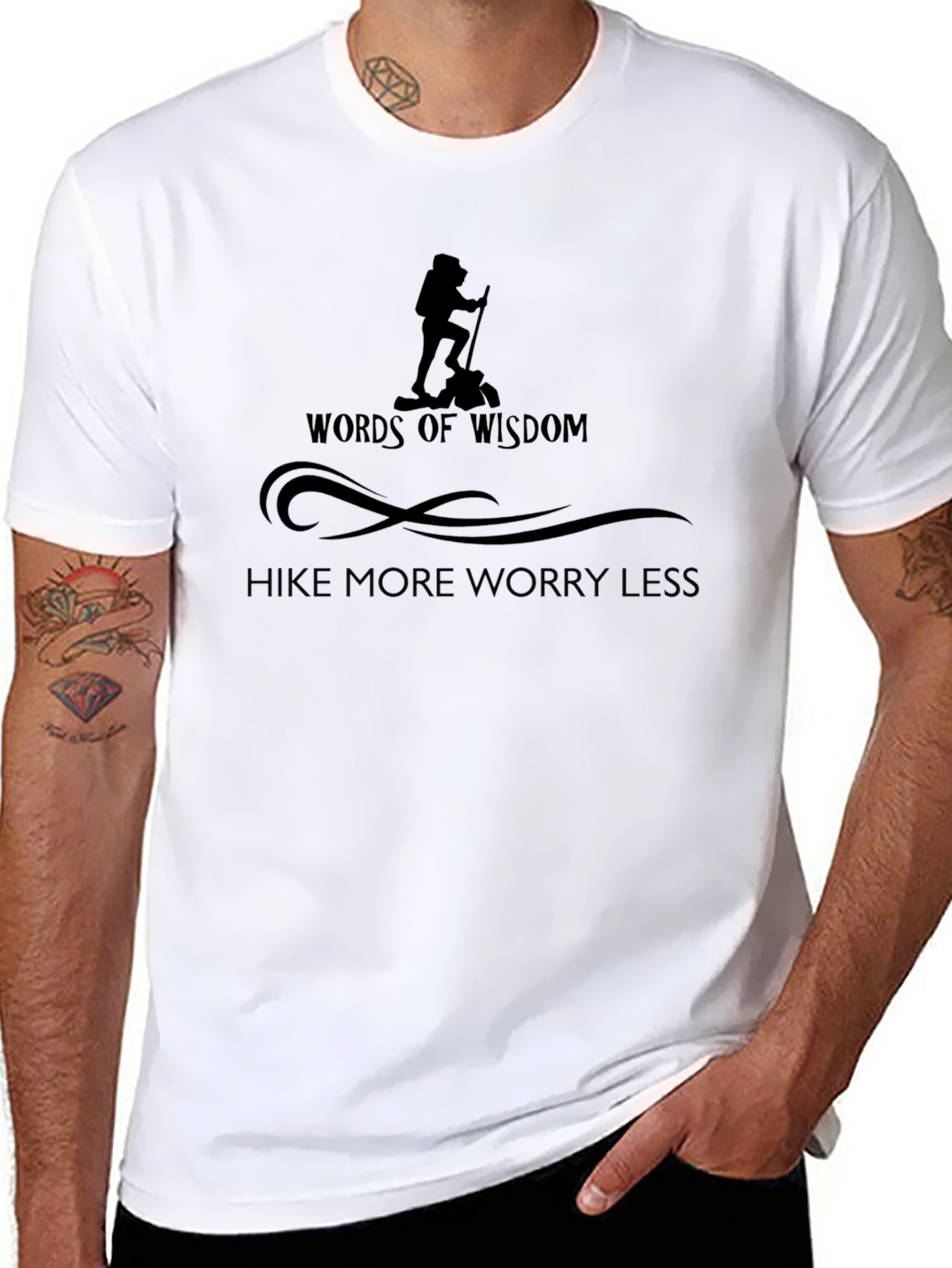 Hike More Worry Less Graphic Tee