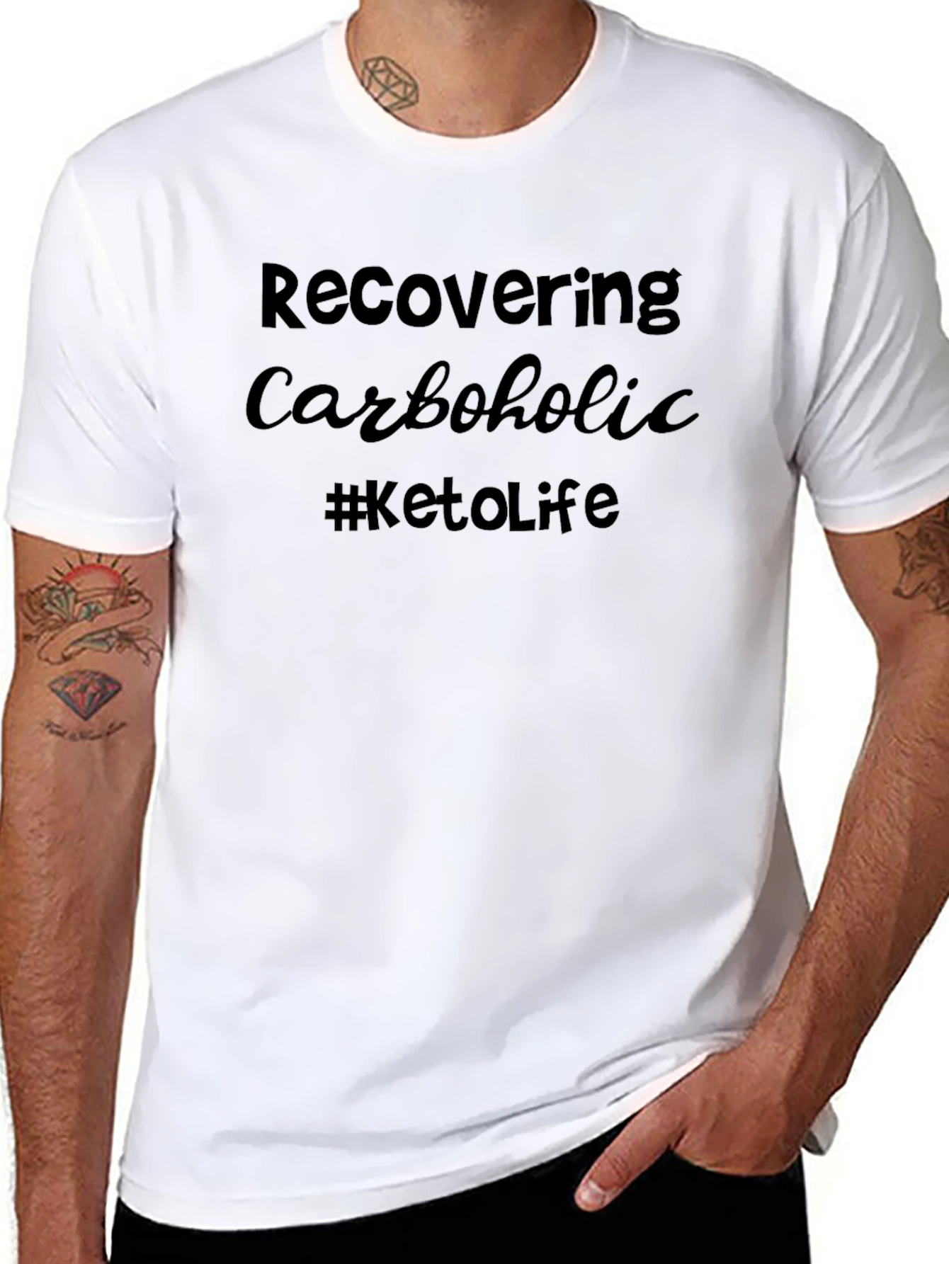 Recovering Carboholic Keto T-Shirt