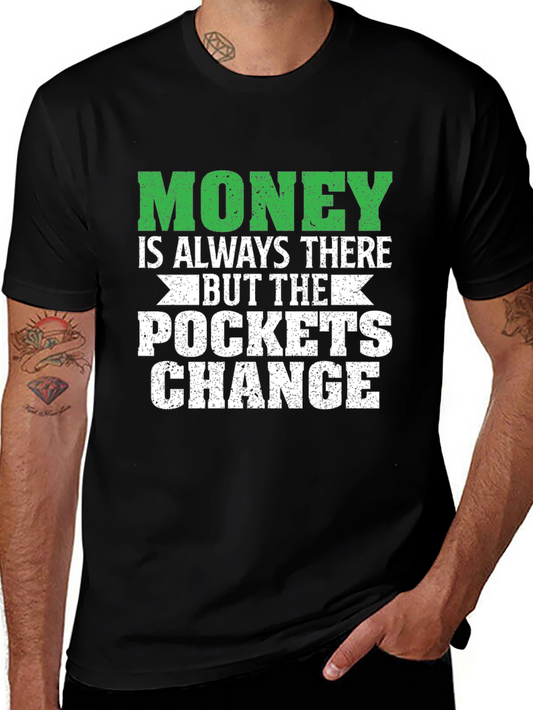 Money Pockets Change Graphic T-Shirt