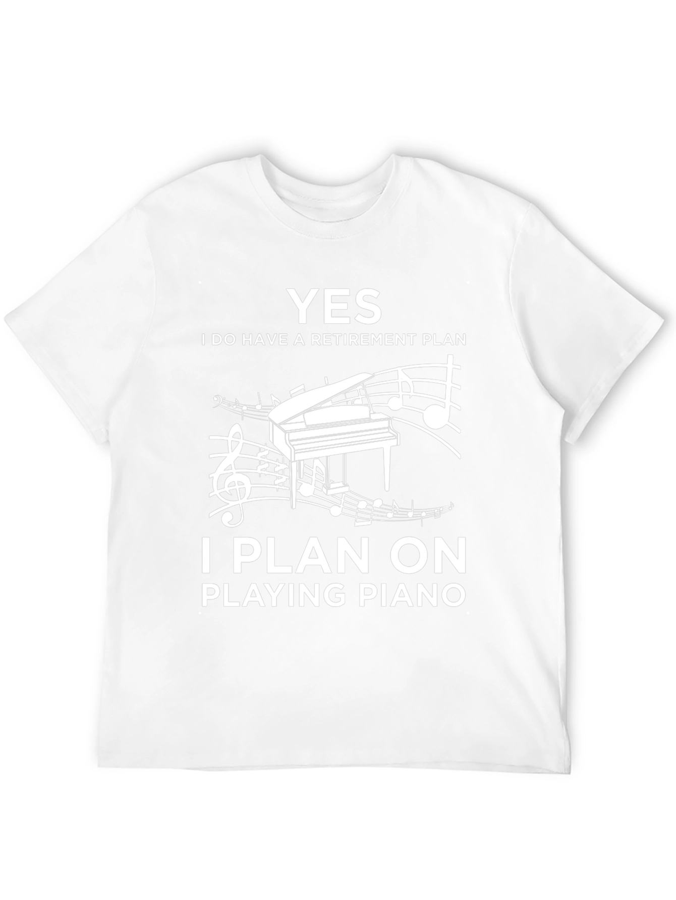 Piano Retirement Plan T-Shirt