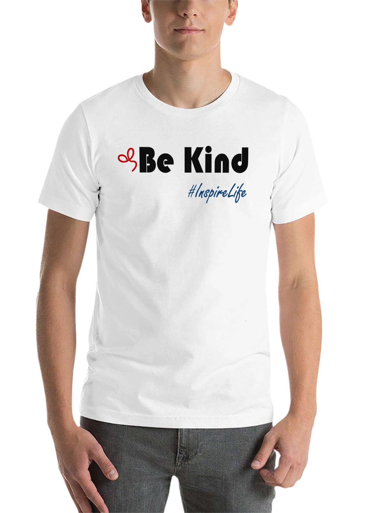 Be Kind Inspire Life Graphic T-Shirt
