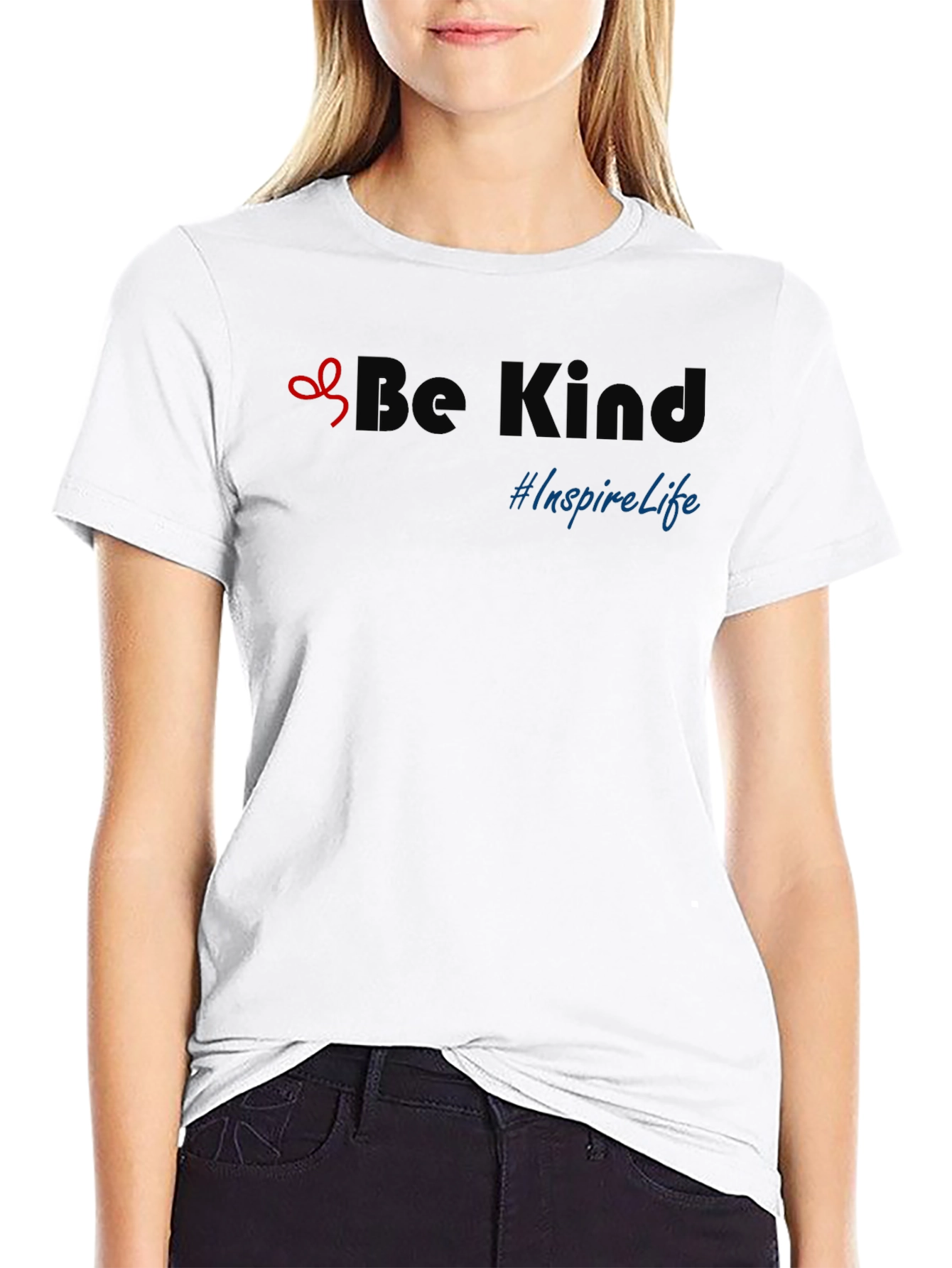 Be Kind Inspire Life Graphic T-Shirt