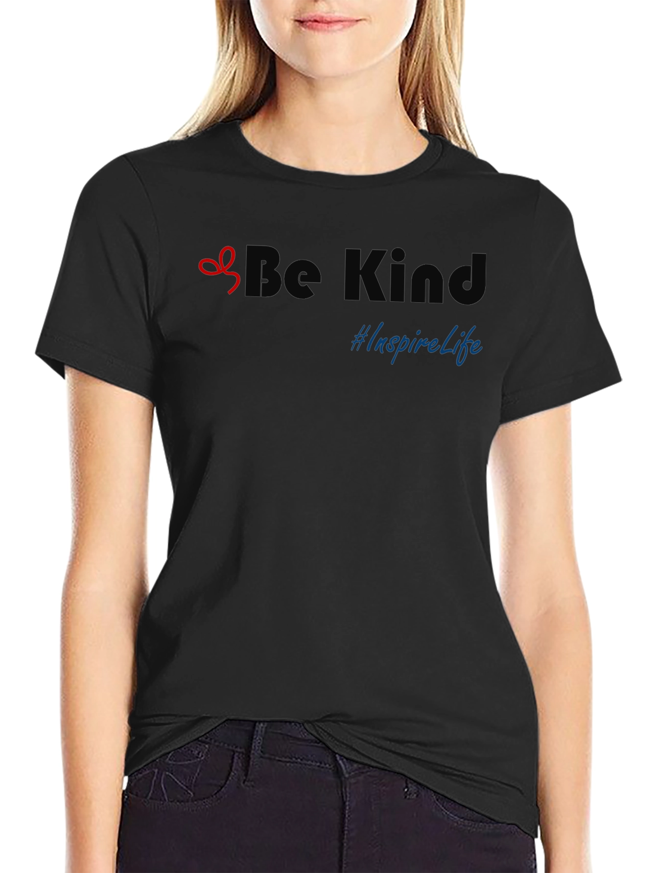 Be Kind Inspire Life Graphic T-Shirt