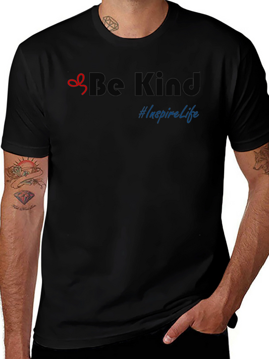 Be Kind Inspire Life Graphic T-Shirt
