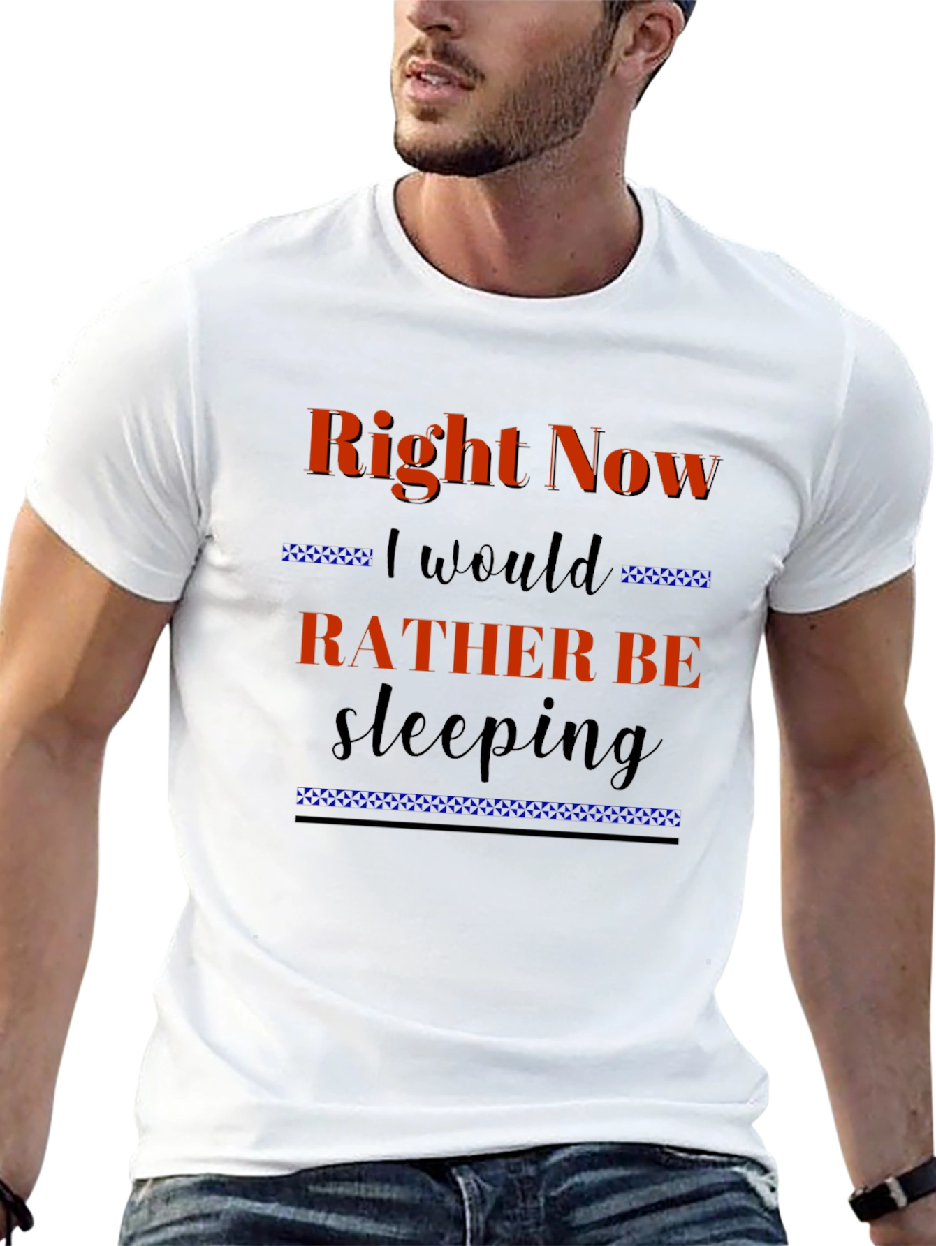 Right Now Id Rather Be Sleeping Black T-Shirt