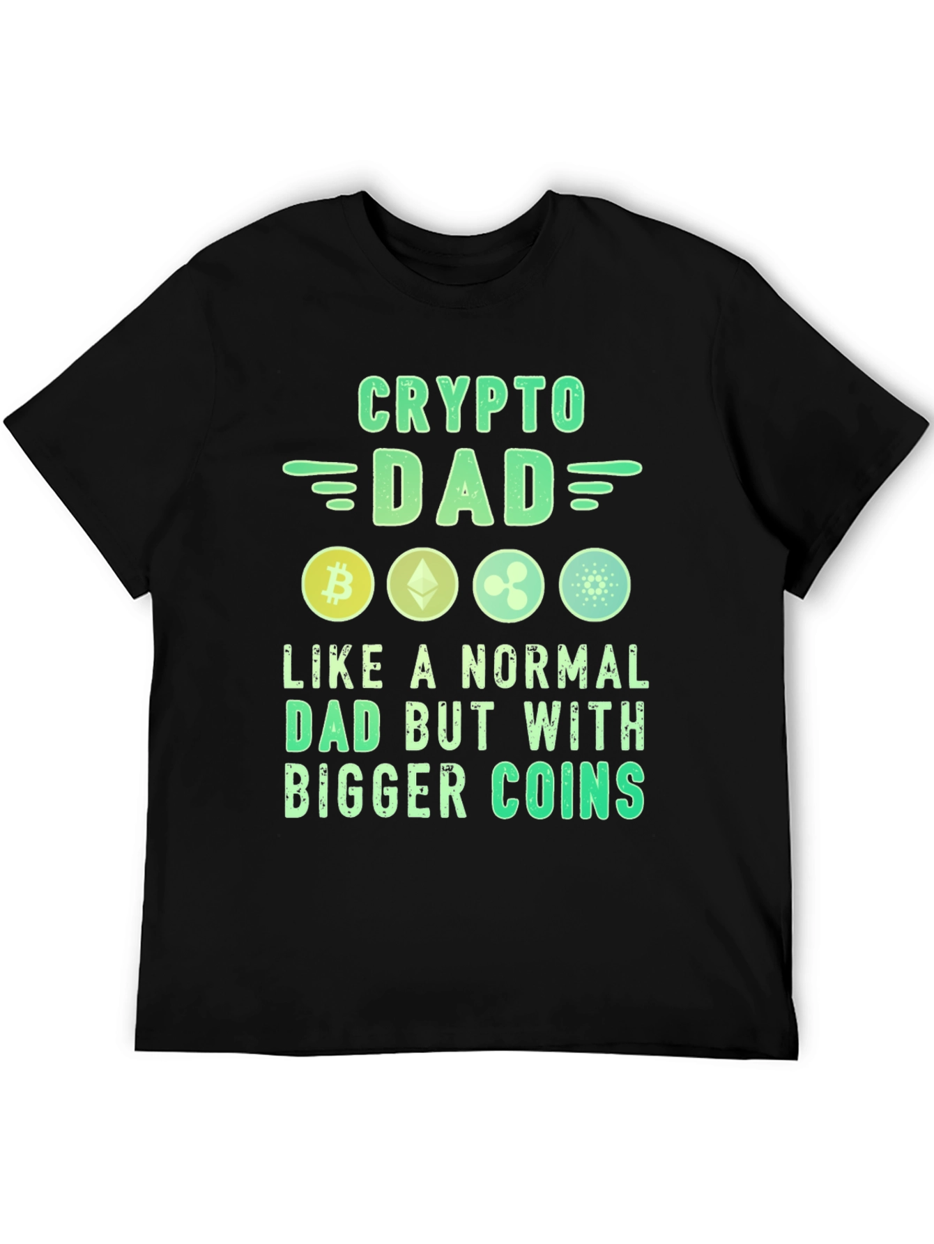 Crypto Dad T-Shirt Bitcoin Lover Tee