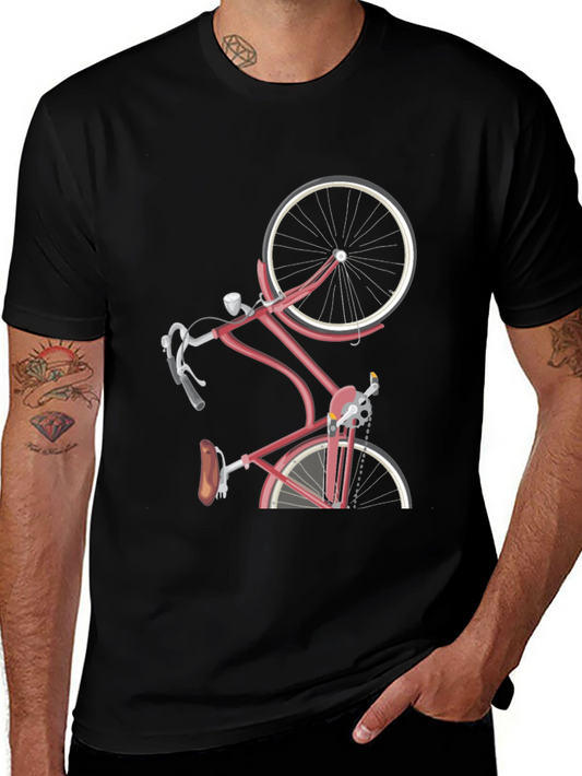 Stylish Bicycle Graphic T-Shirt - Unique Design