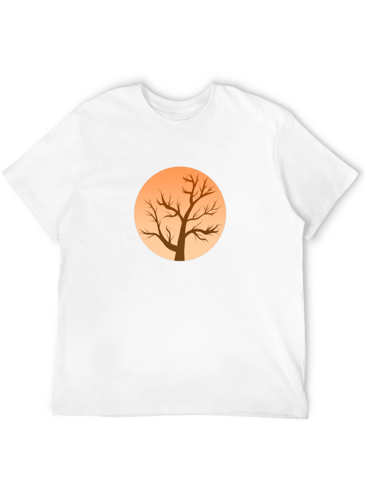 Tree Silhouette Graphic Black Tee