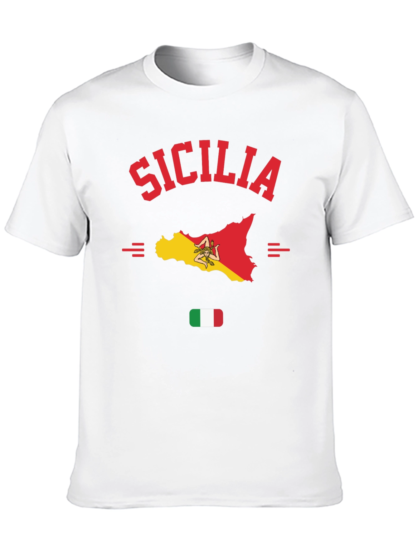 Sicilia Map T-Shirt - Italian Pride