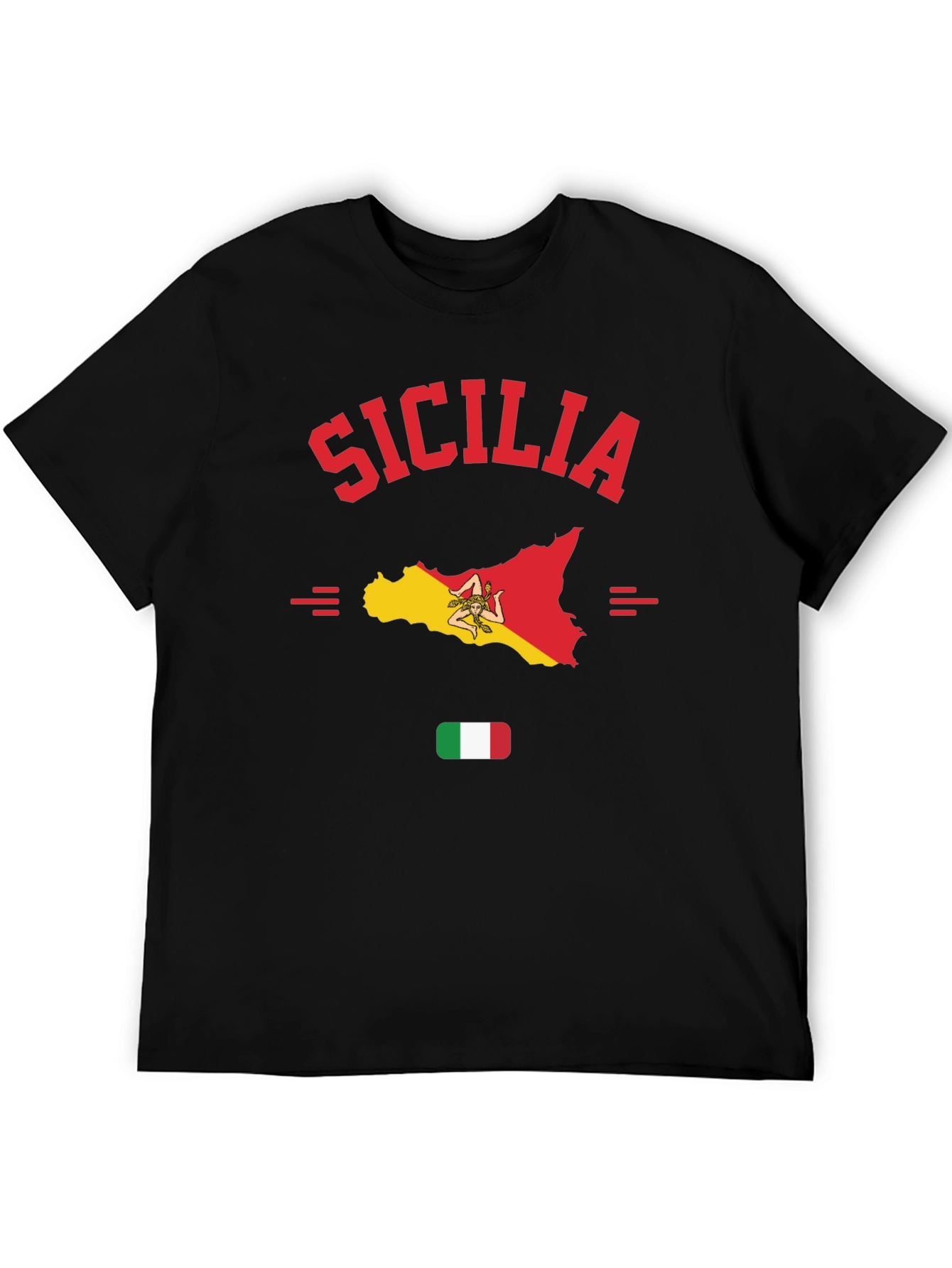 Sicilia Map T-Shirt - Italian Pride