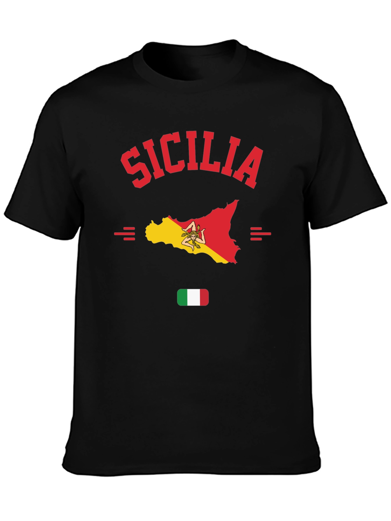 Sicilia Map T-Shirt - Italian Pride
