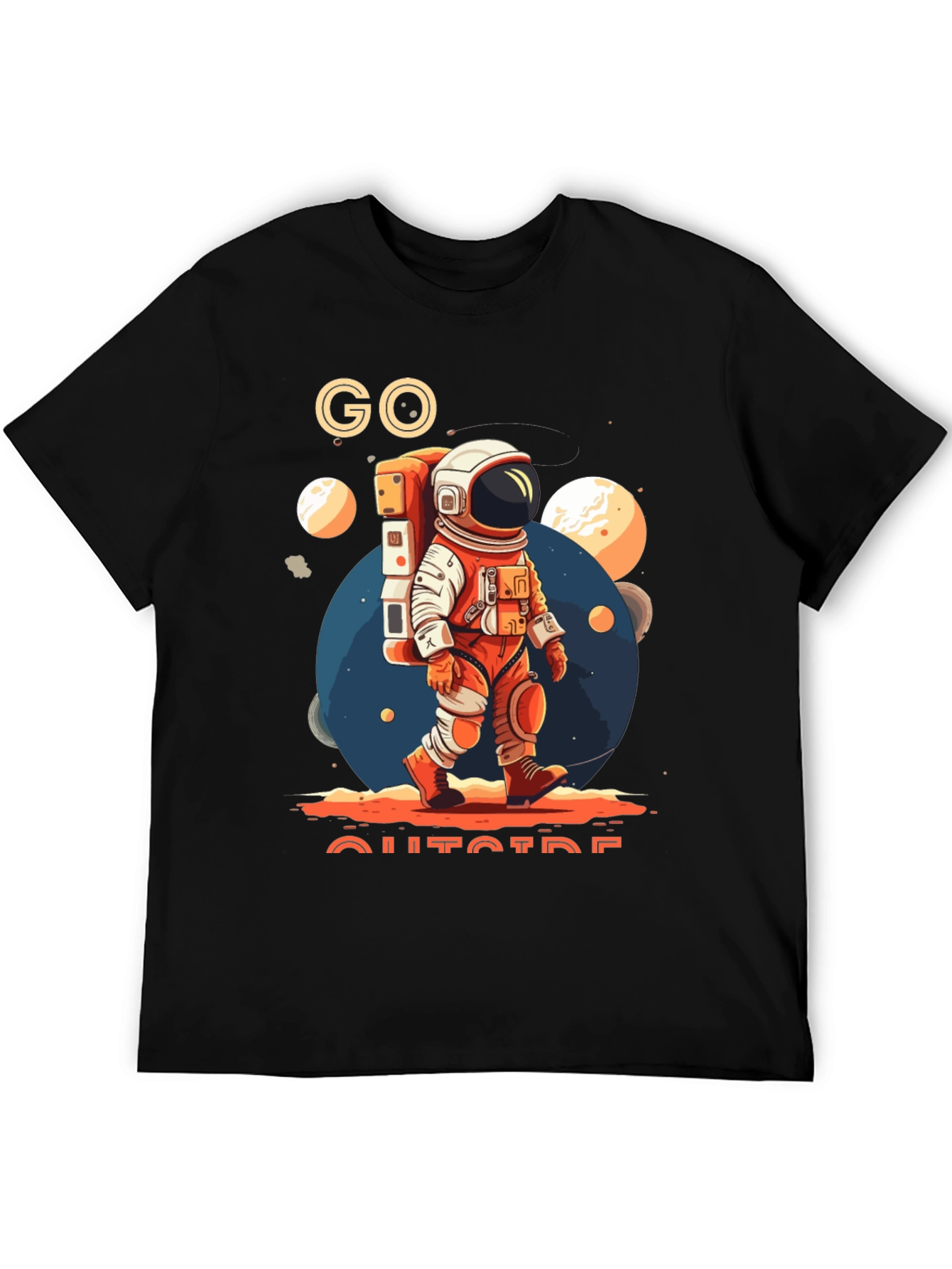 Go Outside Astronaut T-Shirt