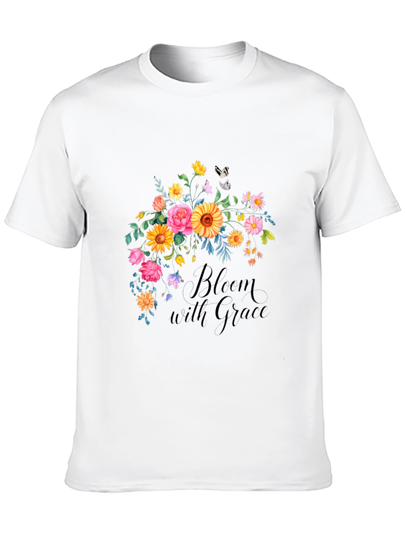 Bloom with Grace Floral T-Shirt