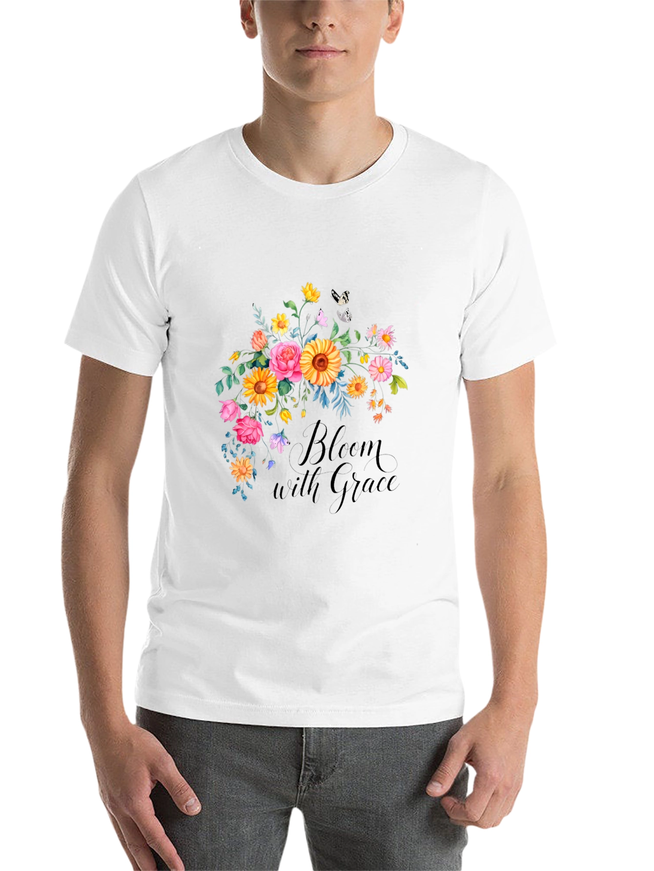 Bloom with Grace Floral T-Shirt