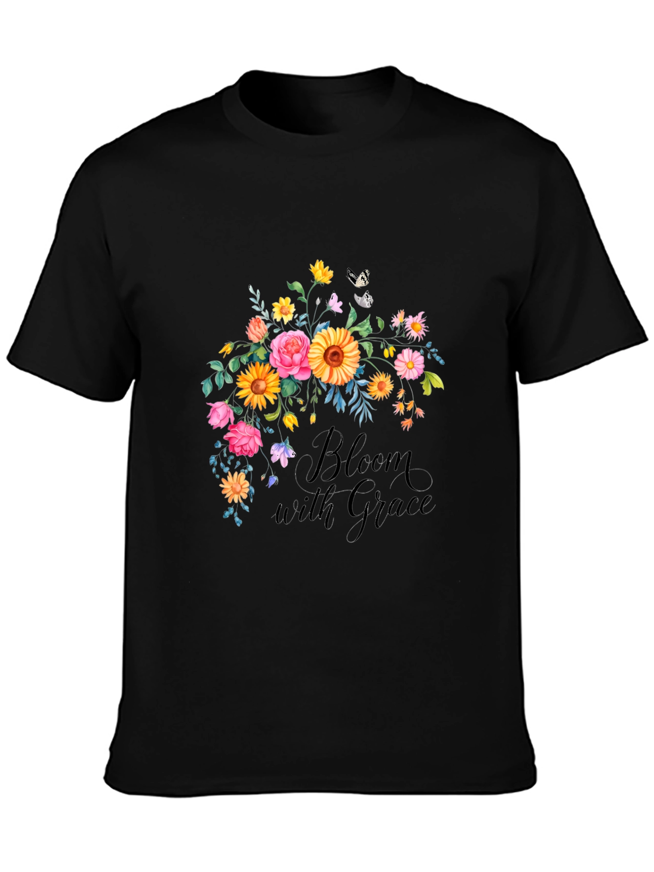 Bloom with Grace Floral T-Shirt