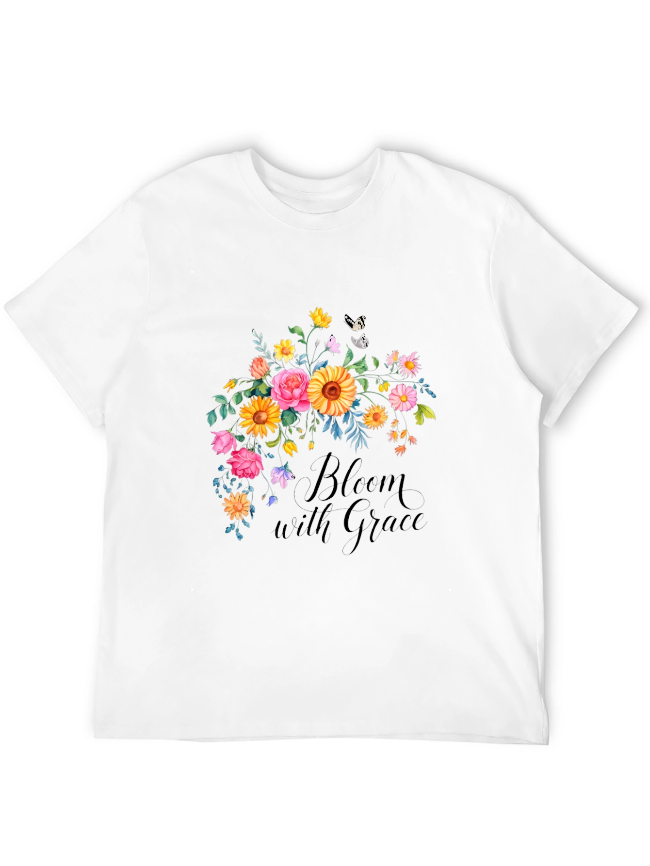 Bloom with Grace Floral T-Shirt