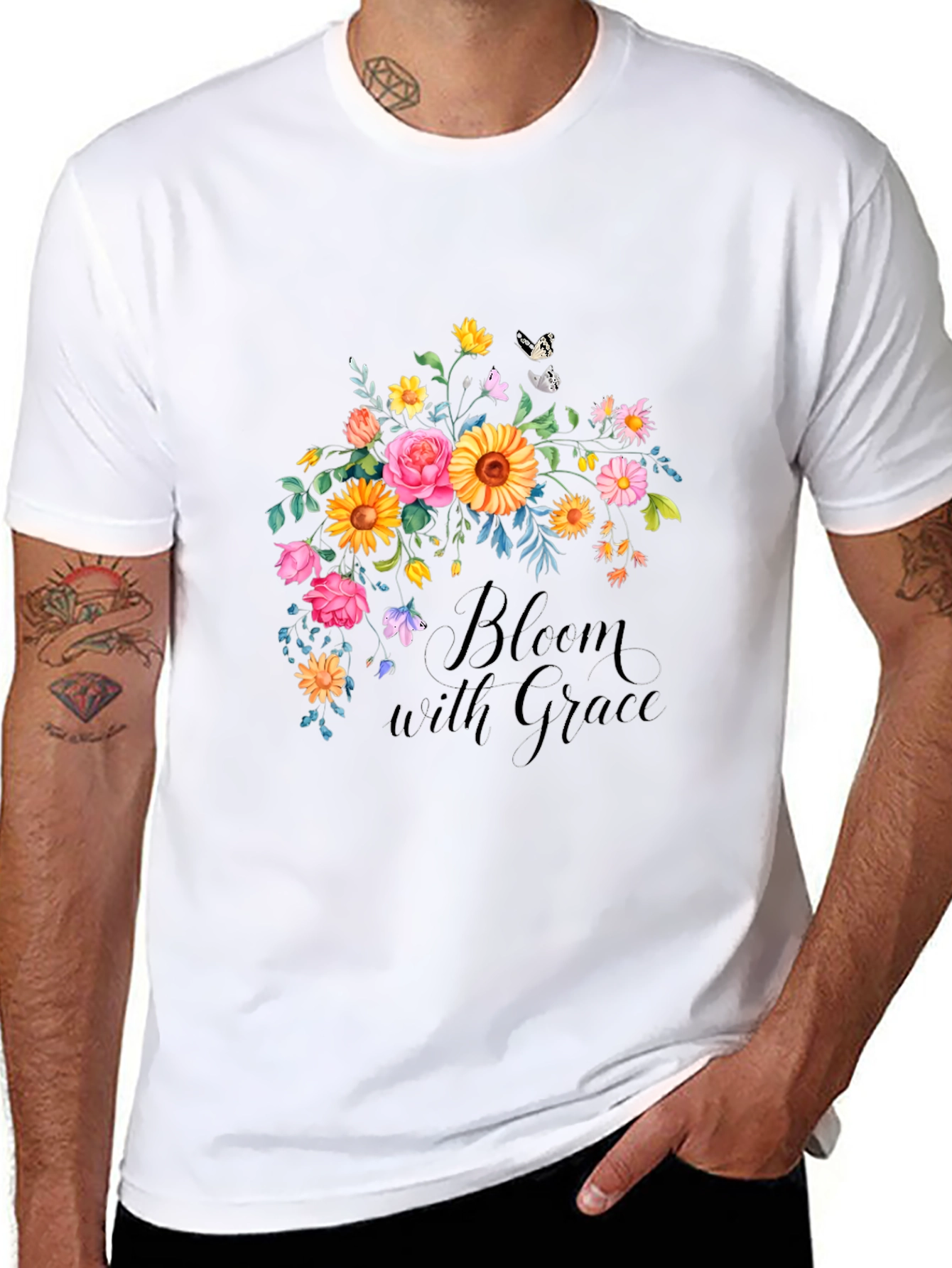 Bloom with Grace Floral T-Shirt