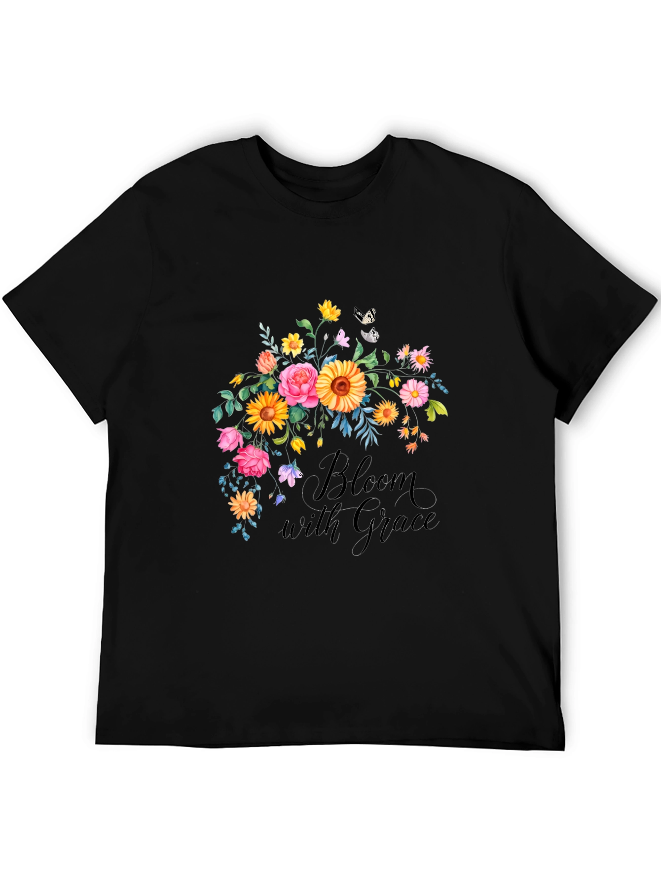 Bloom with Grace Floral T-Shirt