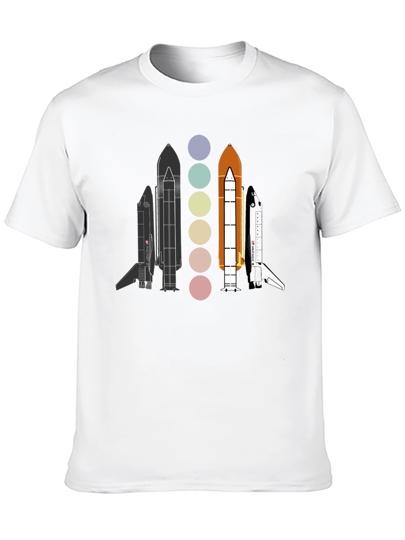 Space Shuttle Evolution Graphic T-Shirt