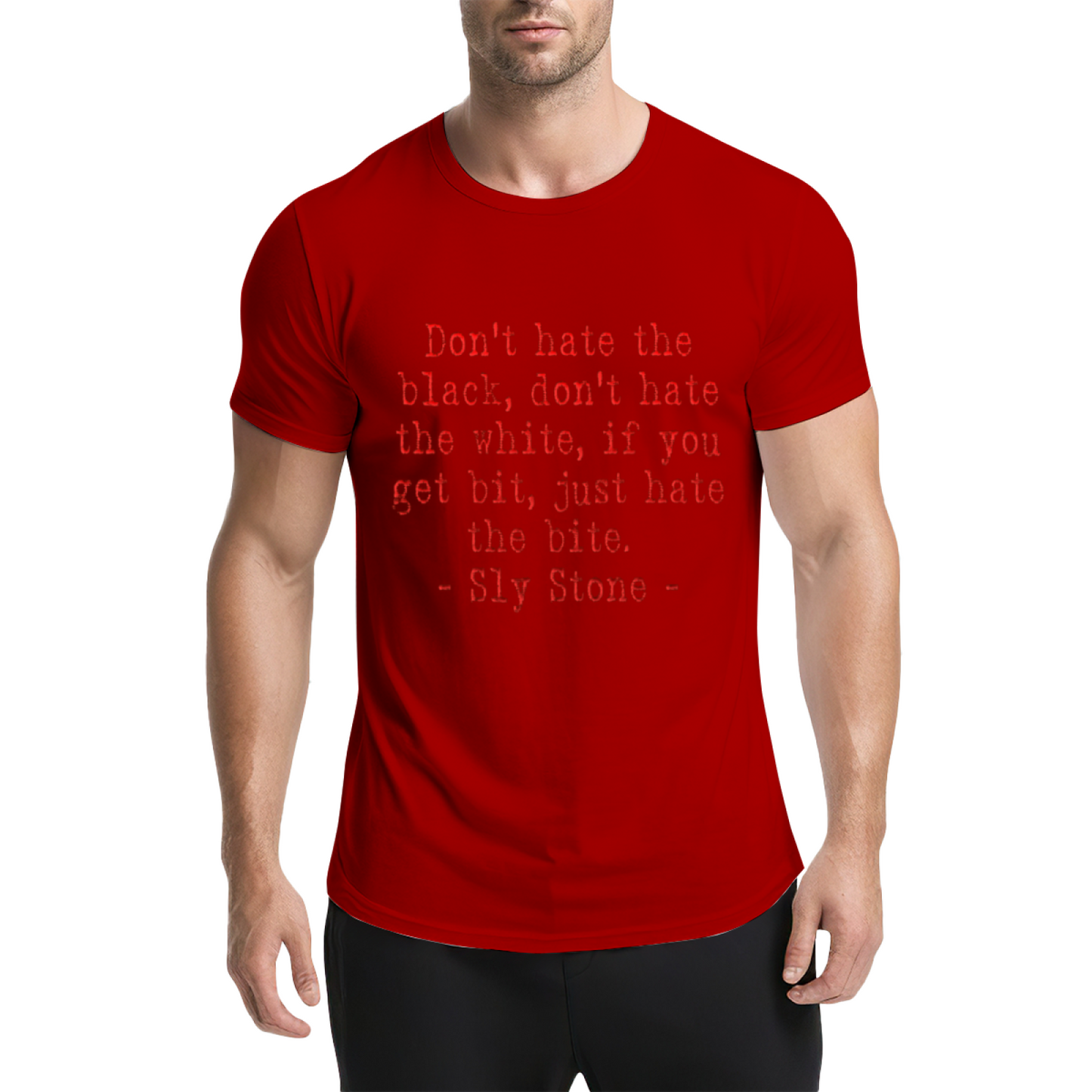 Vintage Sly Stone Equality Quote Typography Tee