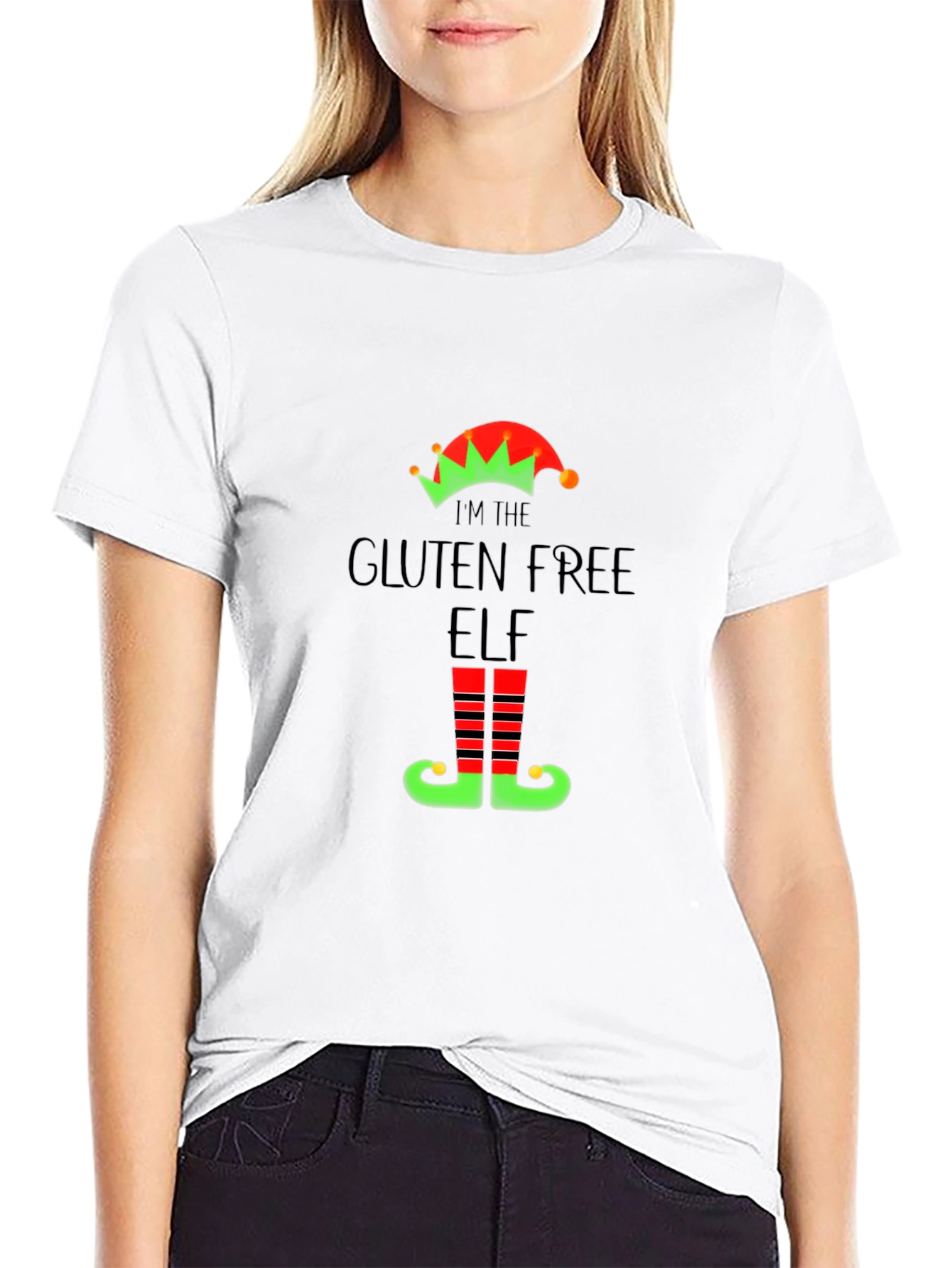 Gluten Free Elf T-Shirt - Holiday Fun!