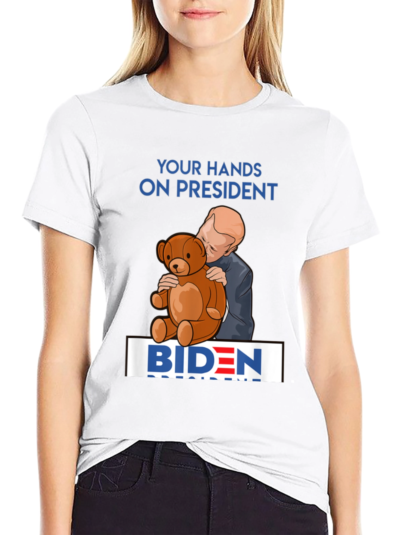Biden Teddy Bear T-Shirt Political Humor