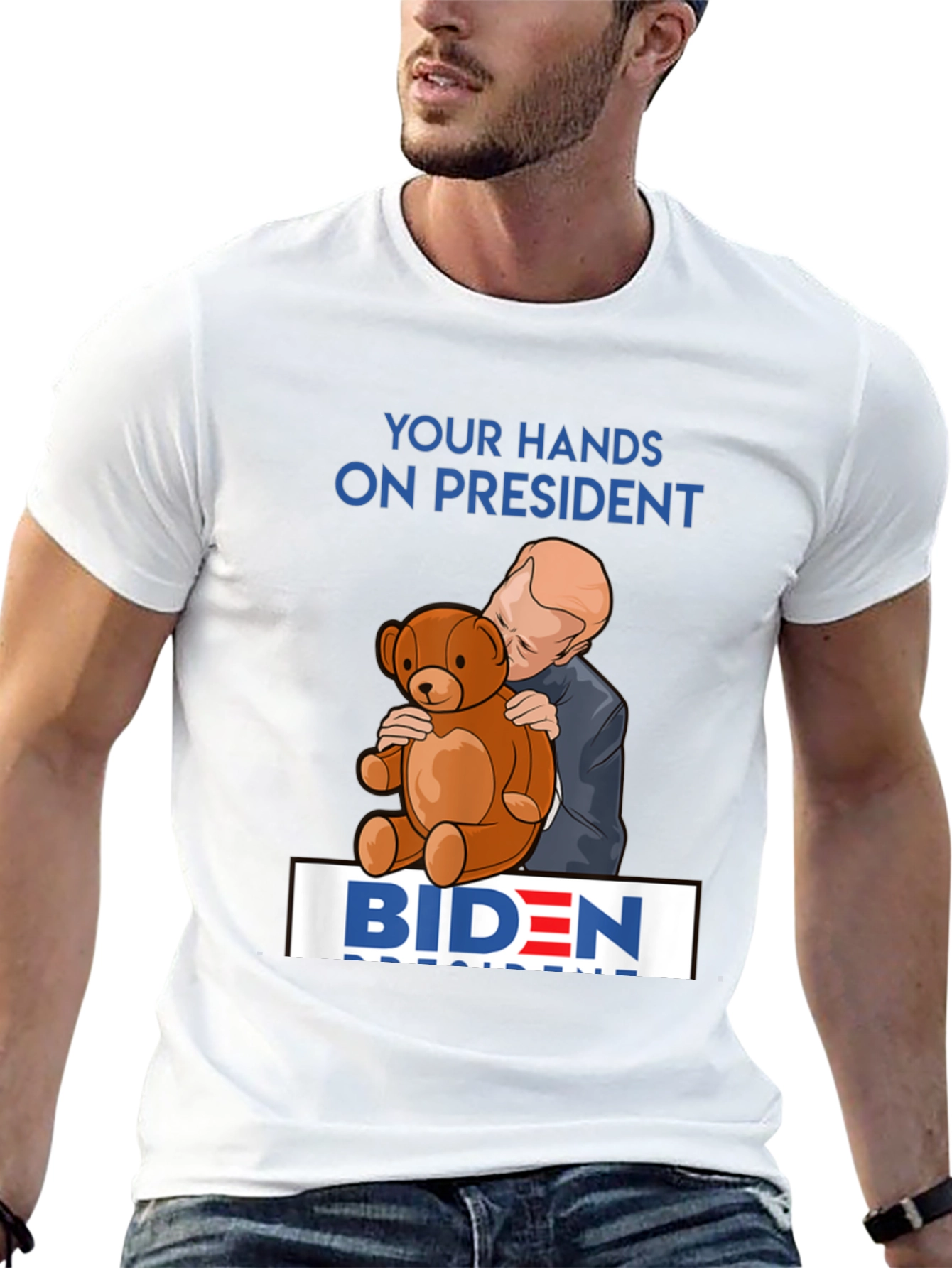 Biden Teddy Bear T-Shirt Political Humor
