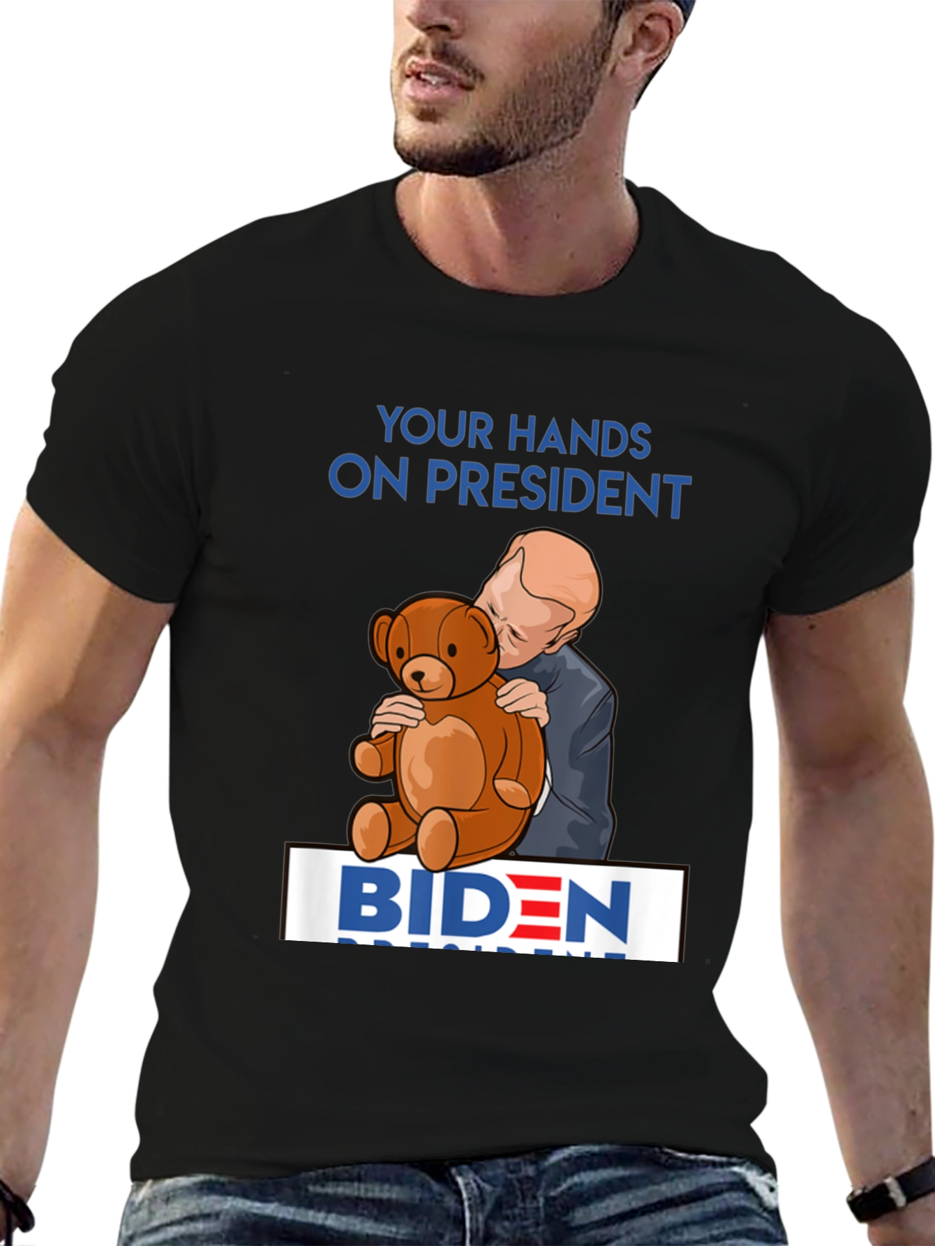 Biden Teddy Bear T-Shirt Political Humor