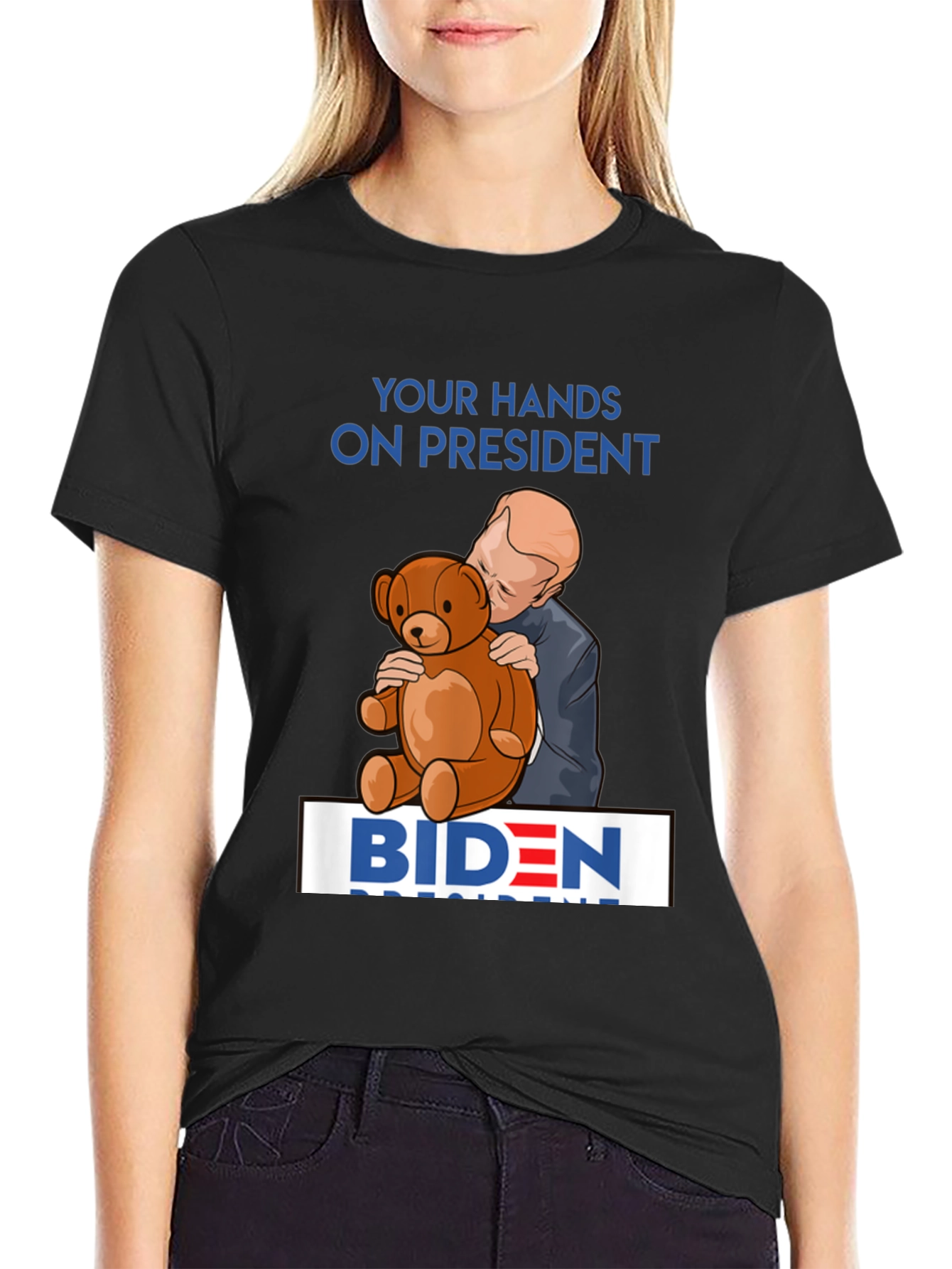 Biden Teddy Bear T-Shirt Political Humor