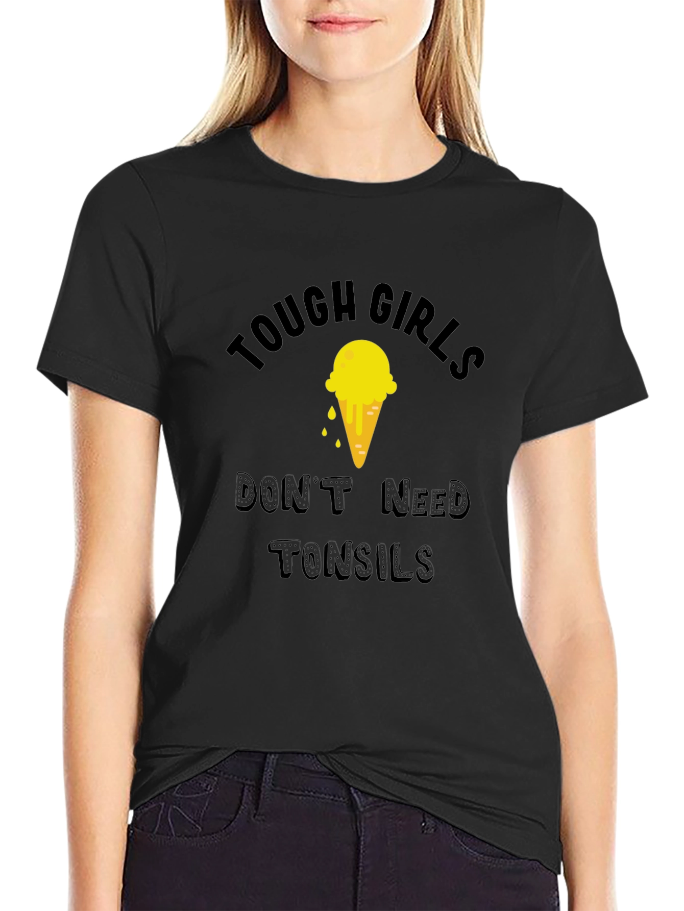Tough Girls Need No Tonsils Graphic Tee