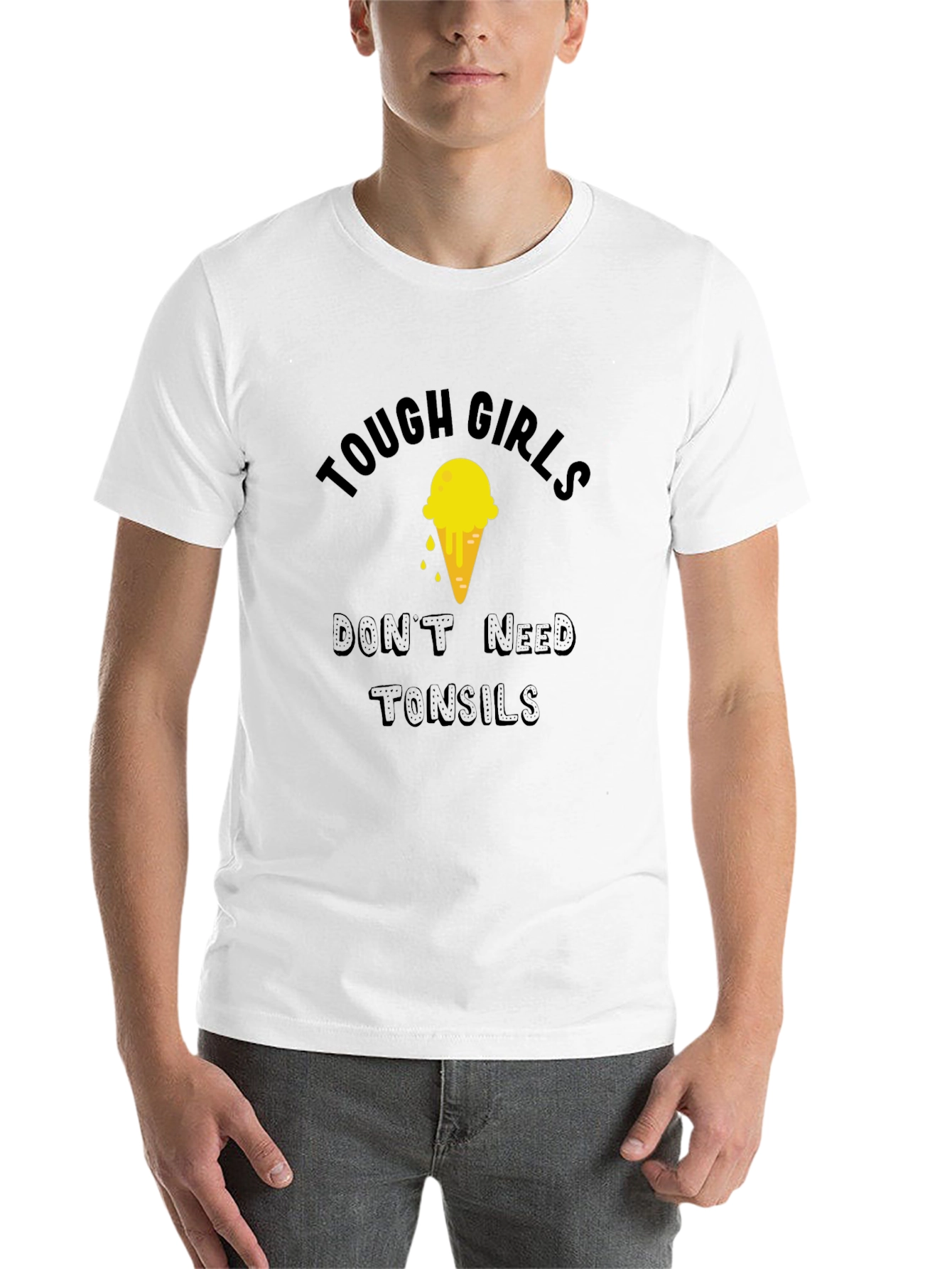 Tough Girls Need No Tonsils Graphic Tee
