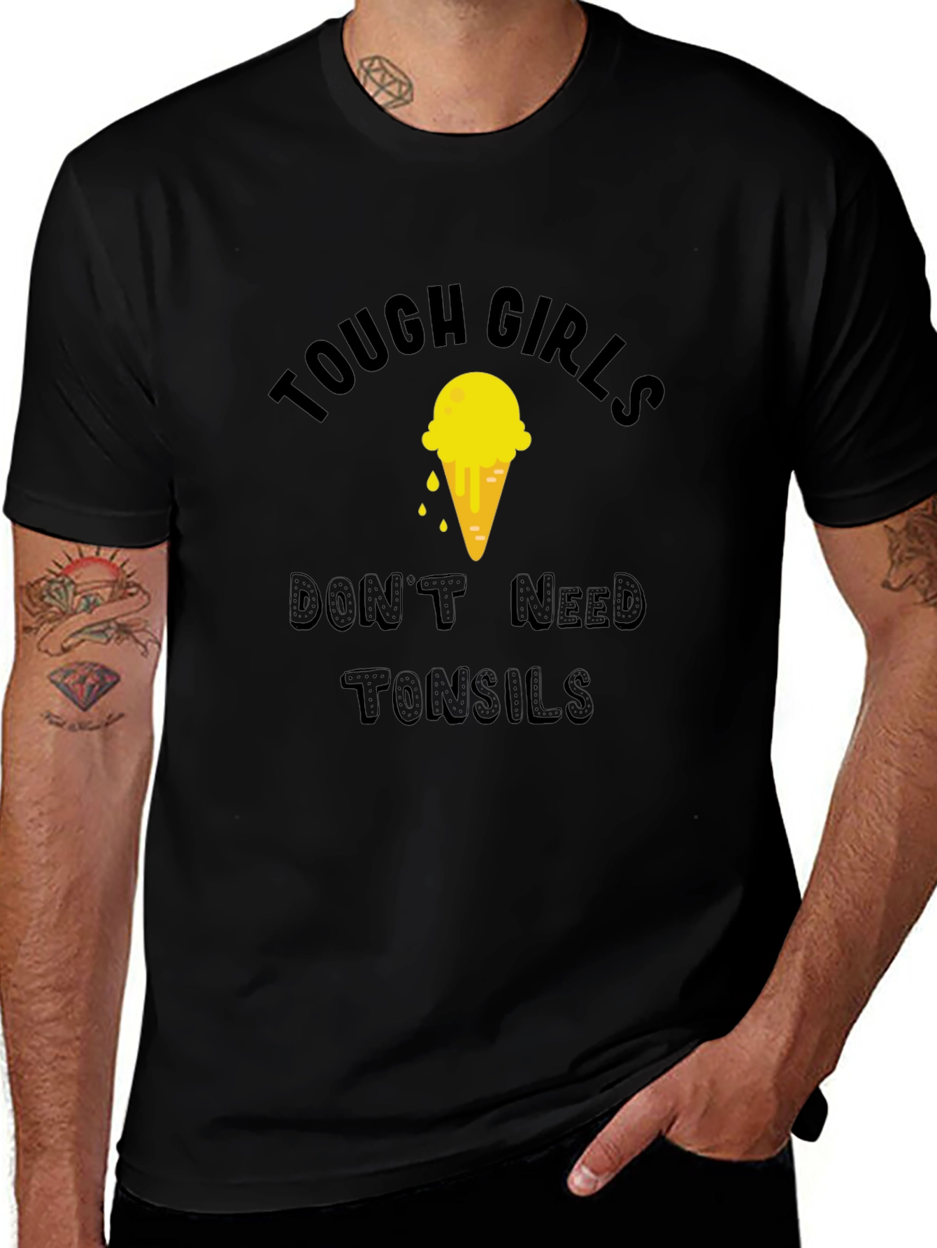 Tough Girls Need No Tonsils Graphic Tee