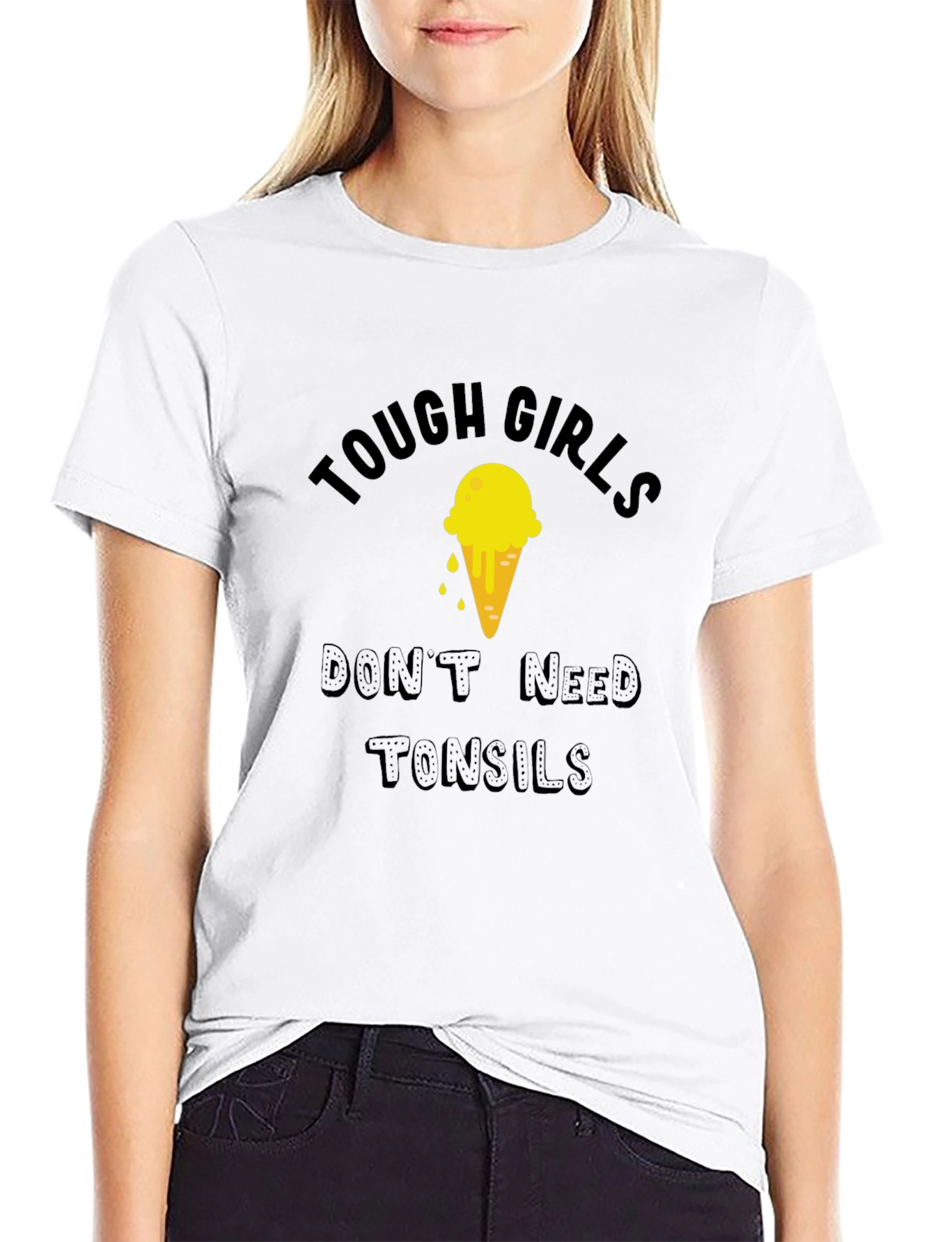 Tough Girls Need No Tonsils Graphic Tee