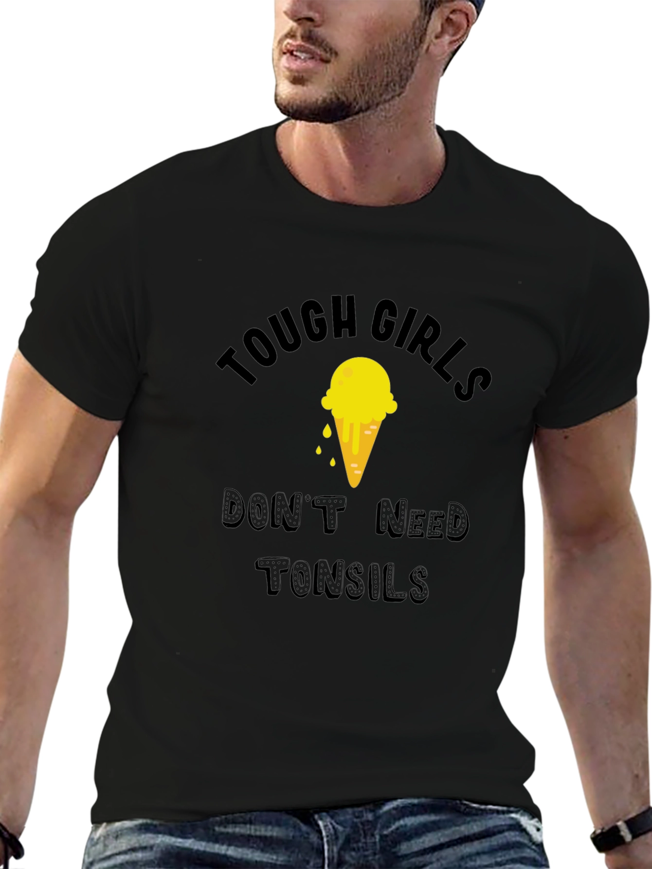 Tough Girls Need No Tonsils Graphic Tee