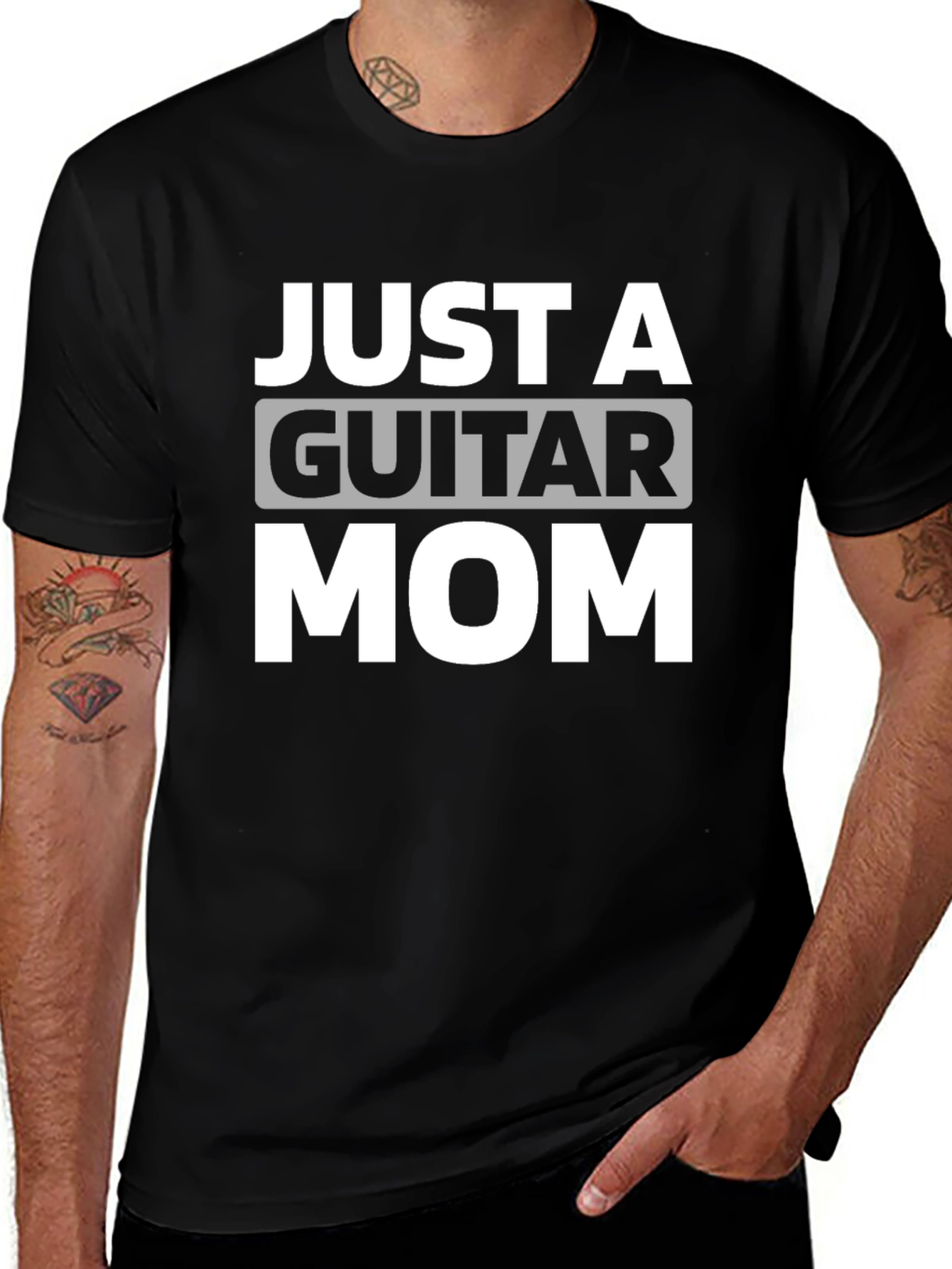 Just A Guitar Mom T-Shirt - Music Lover Tee