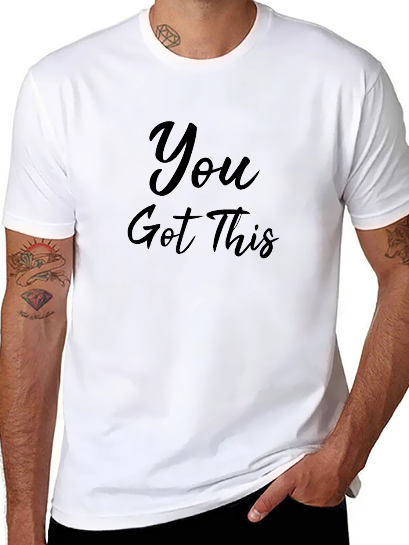 Motivational You Got This Black T-Shirt
