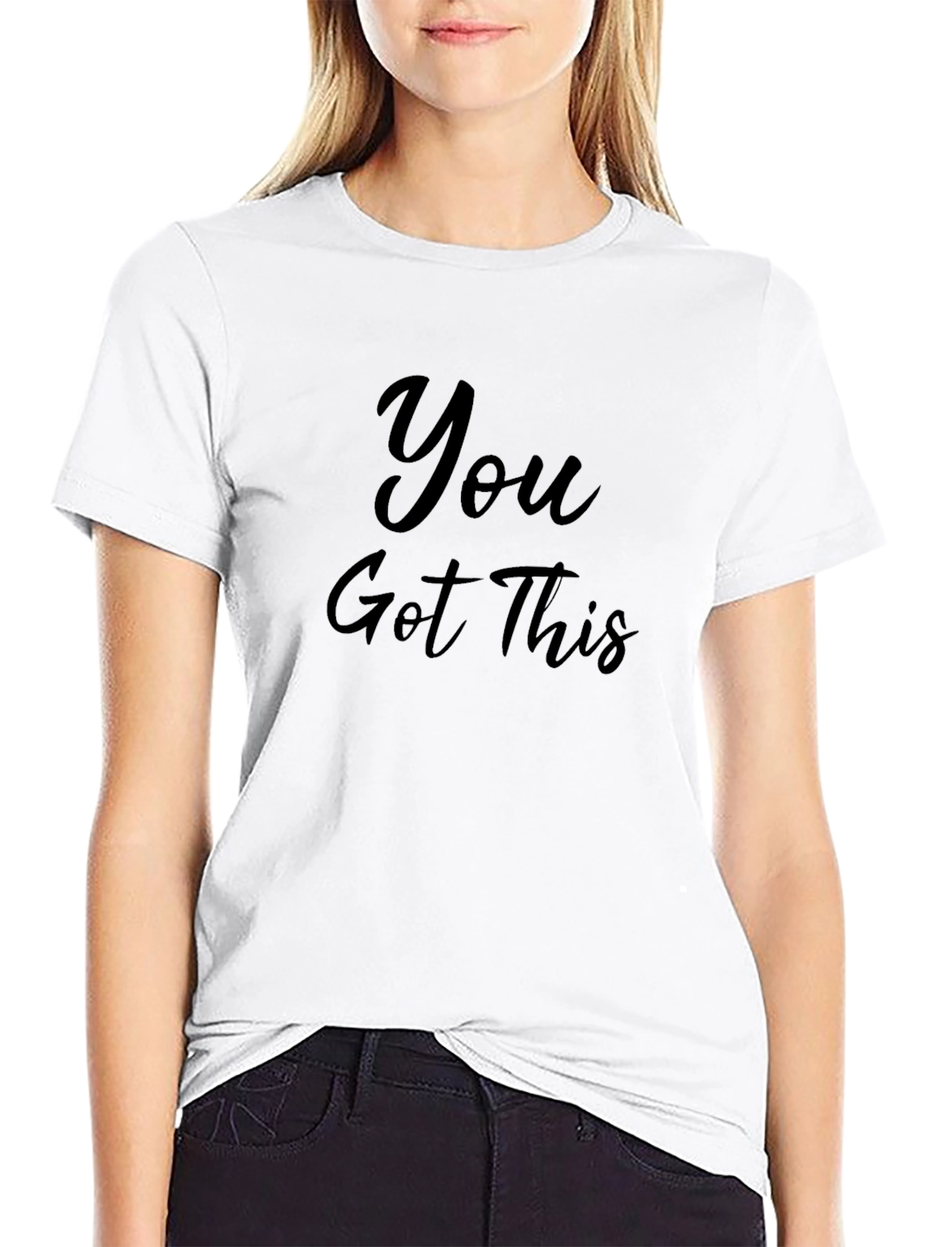 Motivational You Got This Black T-Shirt