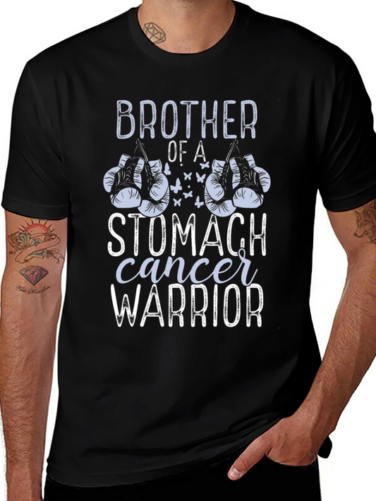 Stomach Cancer Warrior Brother T-Shirt