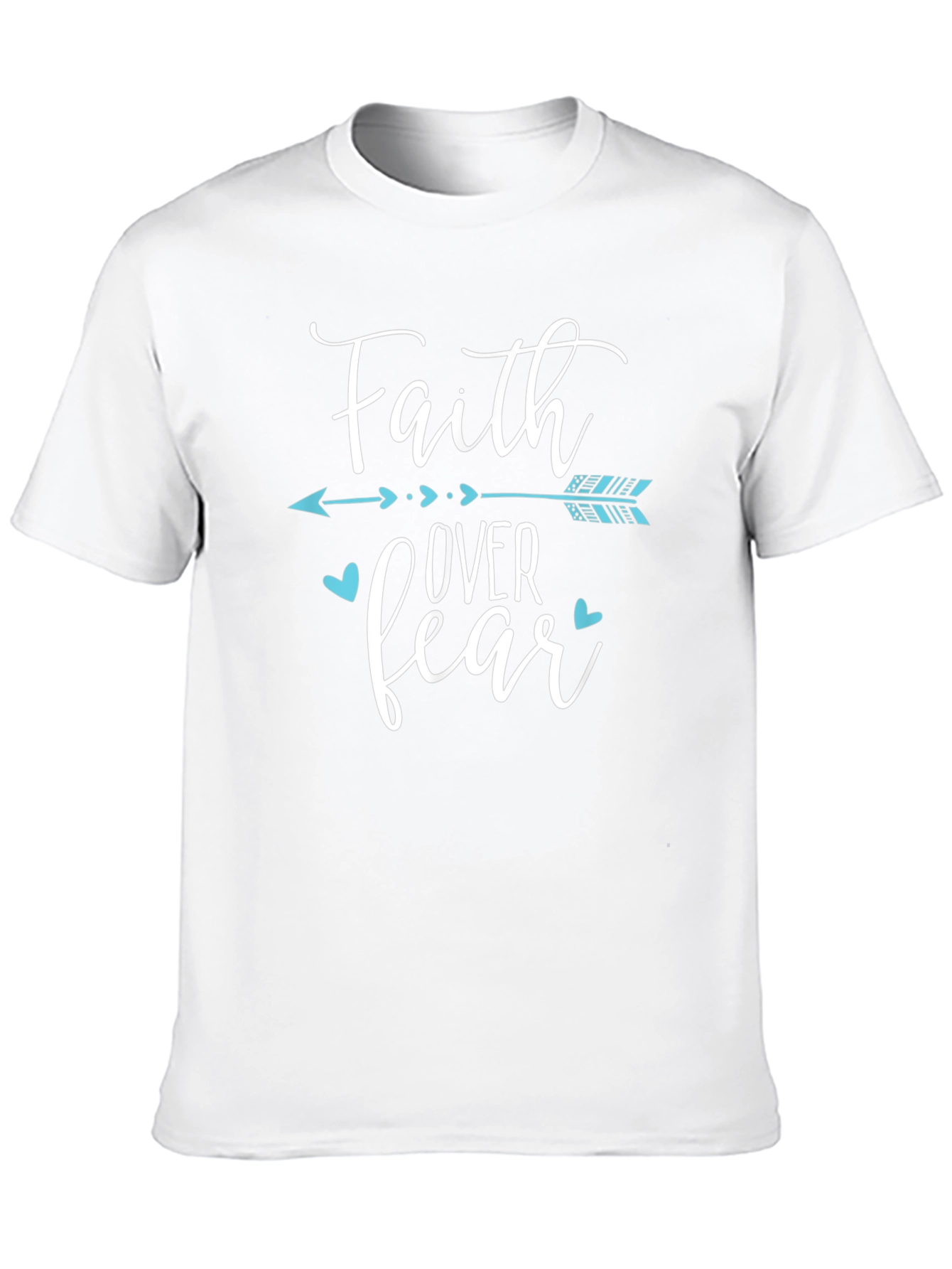 Faith Over Fear Graphic Tee - Black