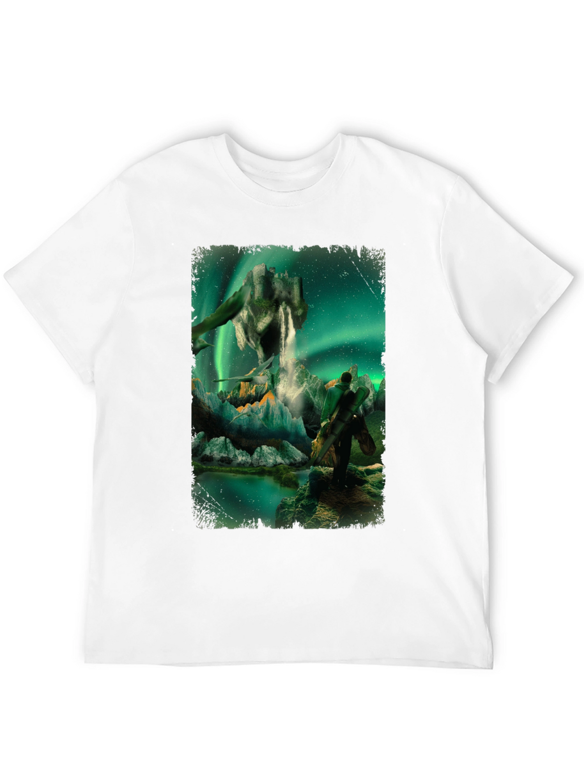 Aurora Fantasy T-Shirt - Surreal Landscape Design