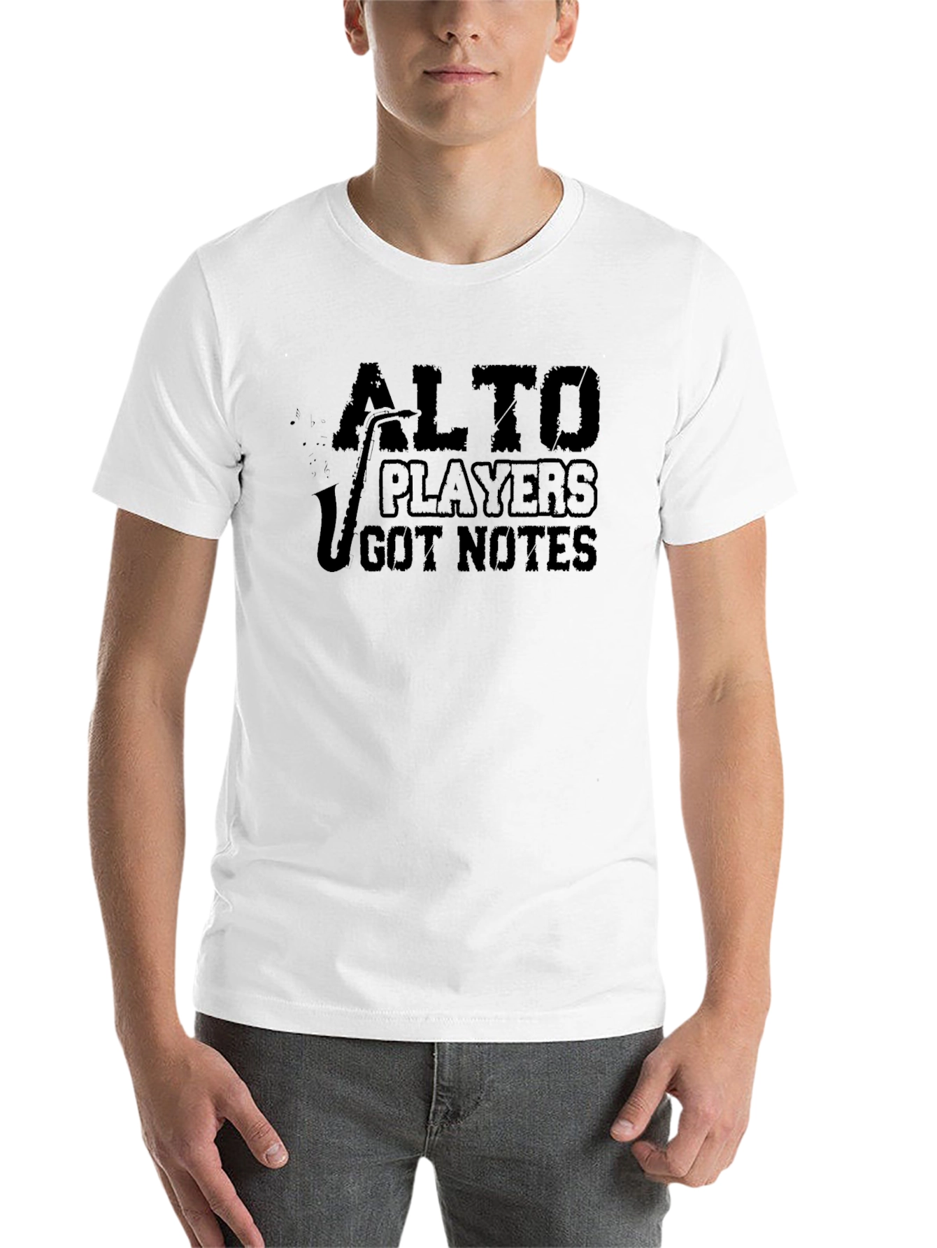 Alto Players Got Notes Black T-Shirt