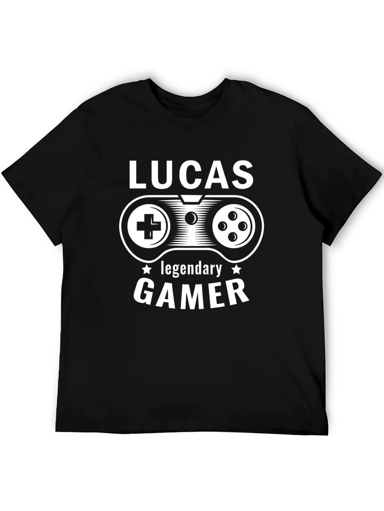 Lucas Legendary Gamer Black T-Shirt