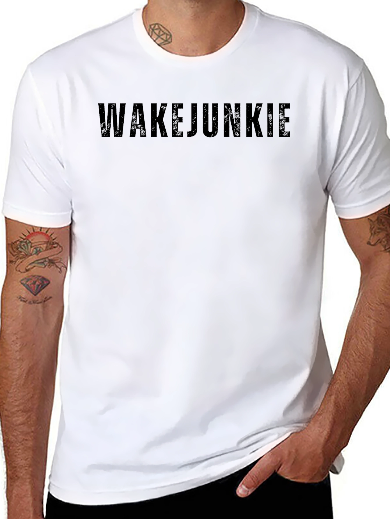 Wake Junkie Black T-Shirt