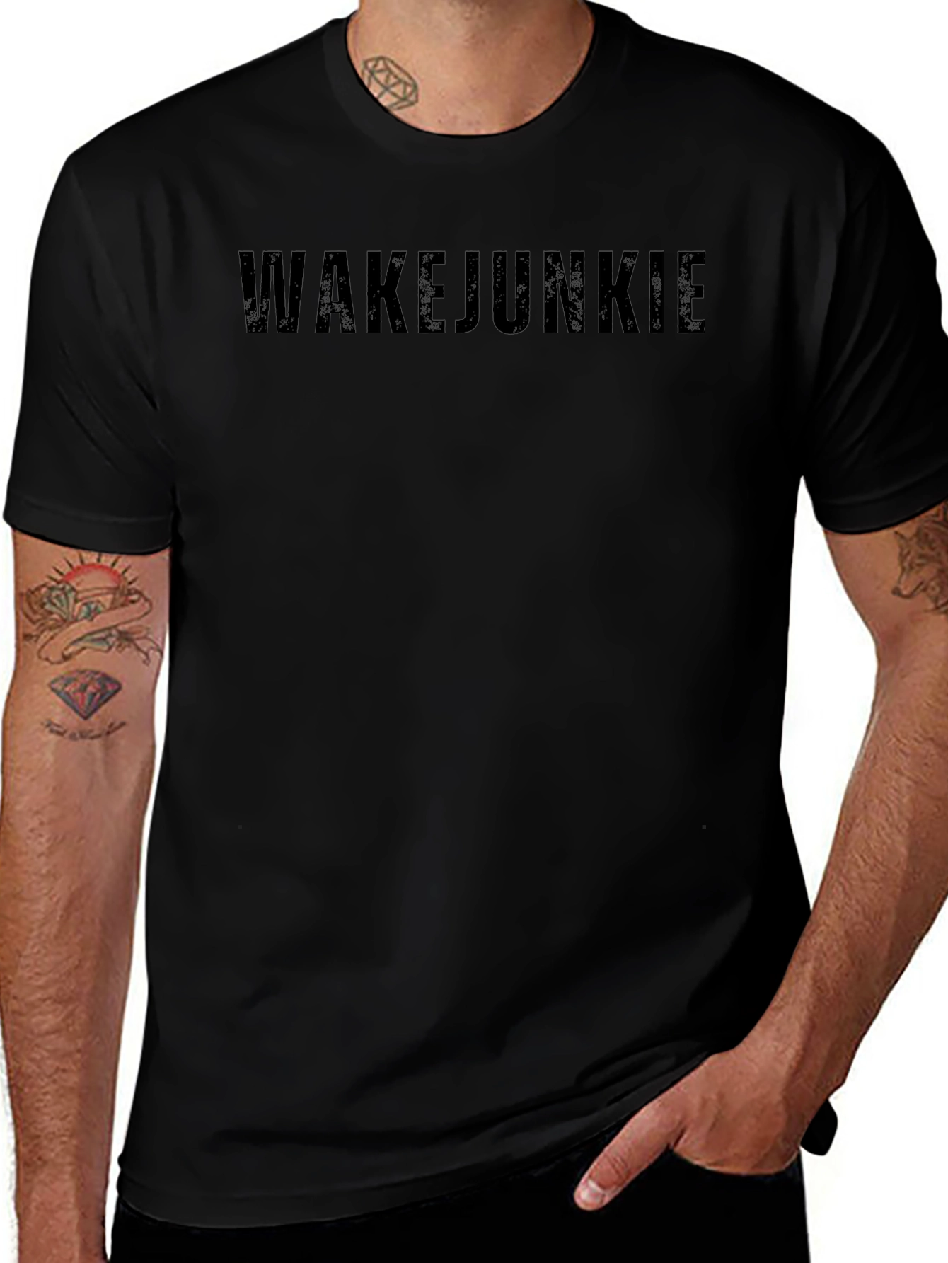 Wake Junkie Black T-Shirt