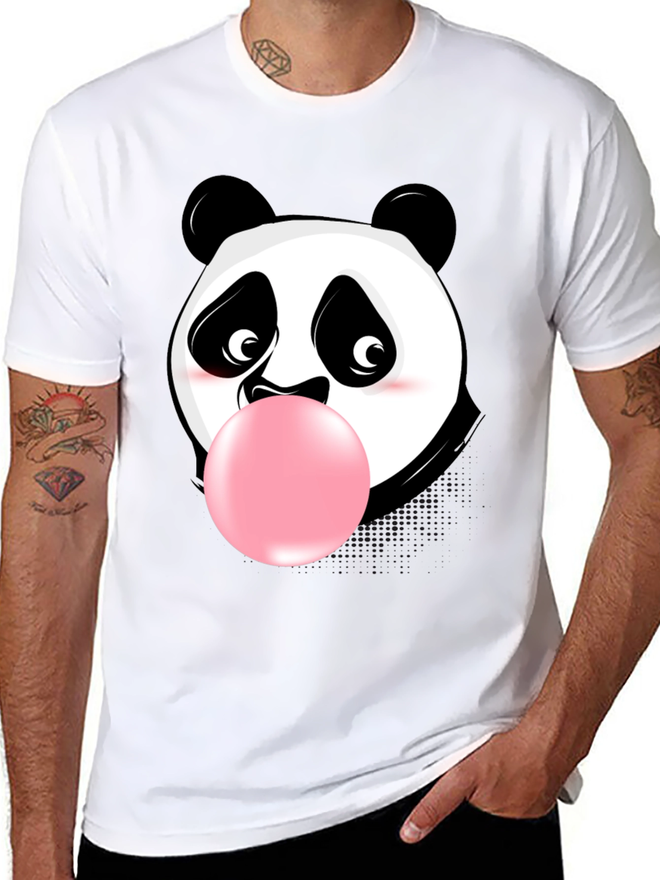 Panda Bubble Gum T-Shirt