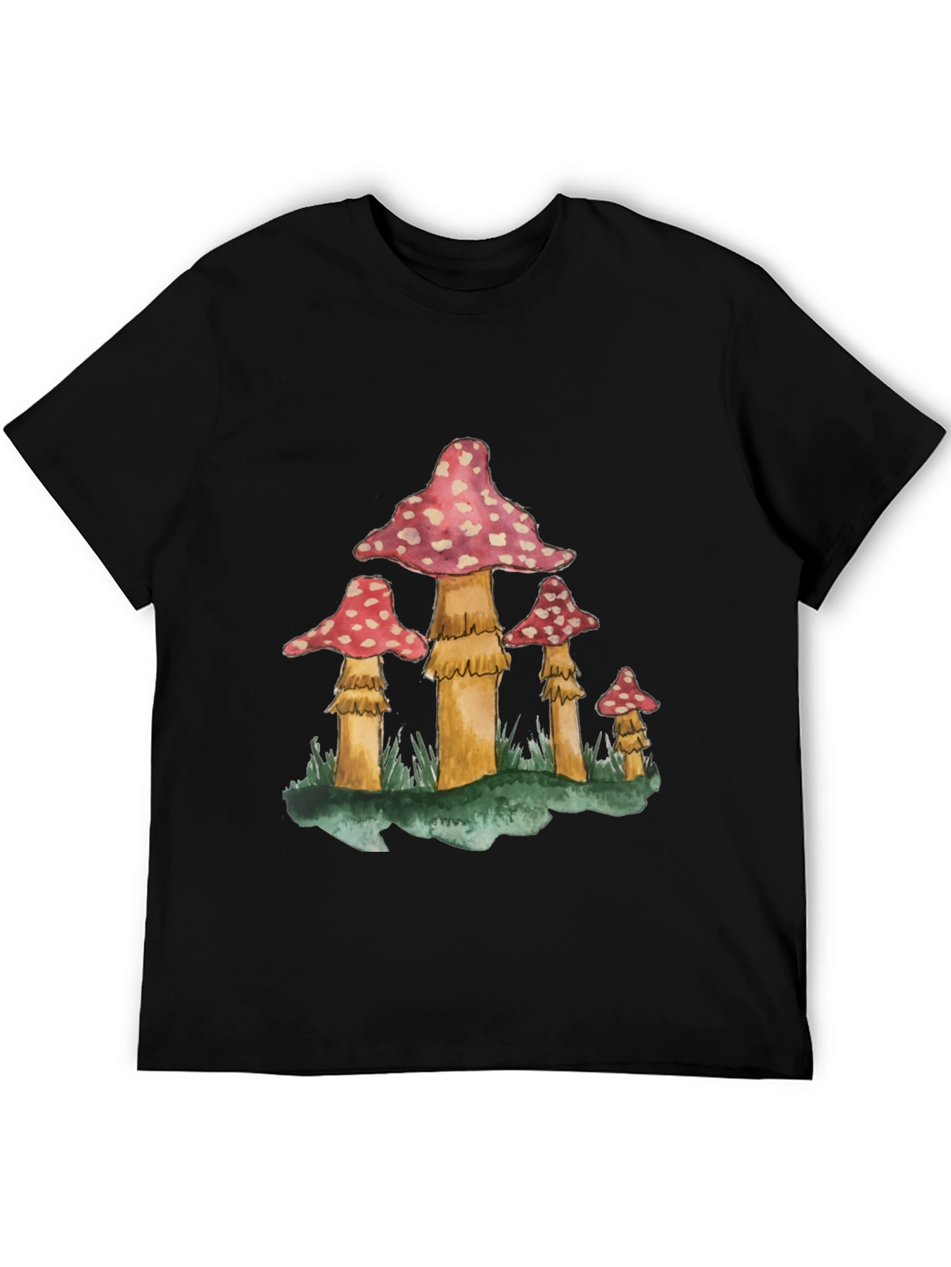 Mushroom Graphic Tee - Whimsical Print Shirt
