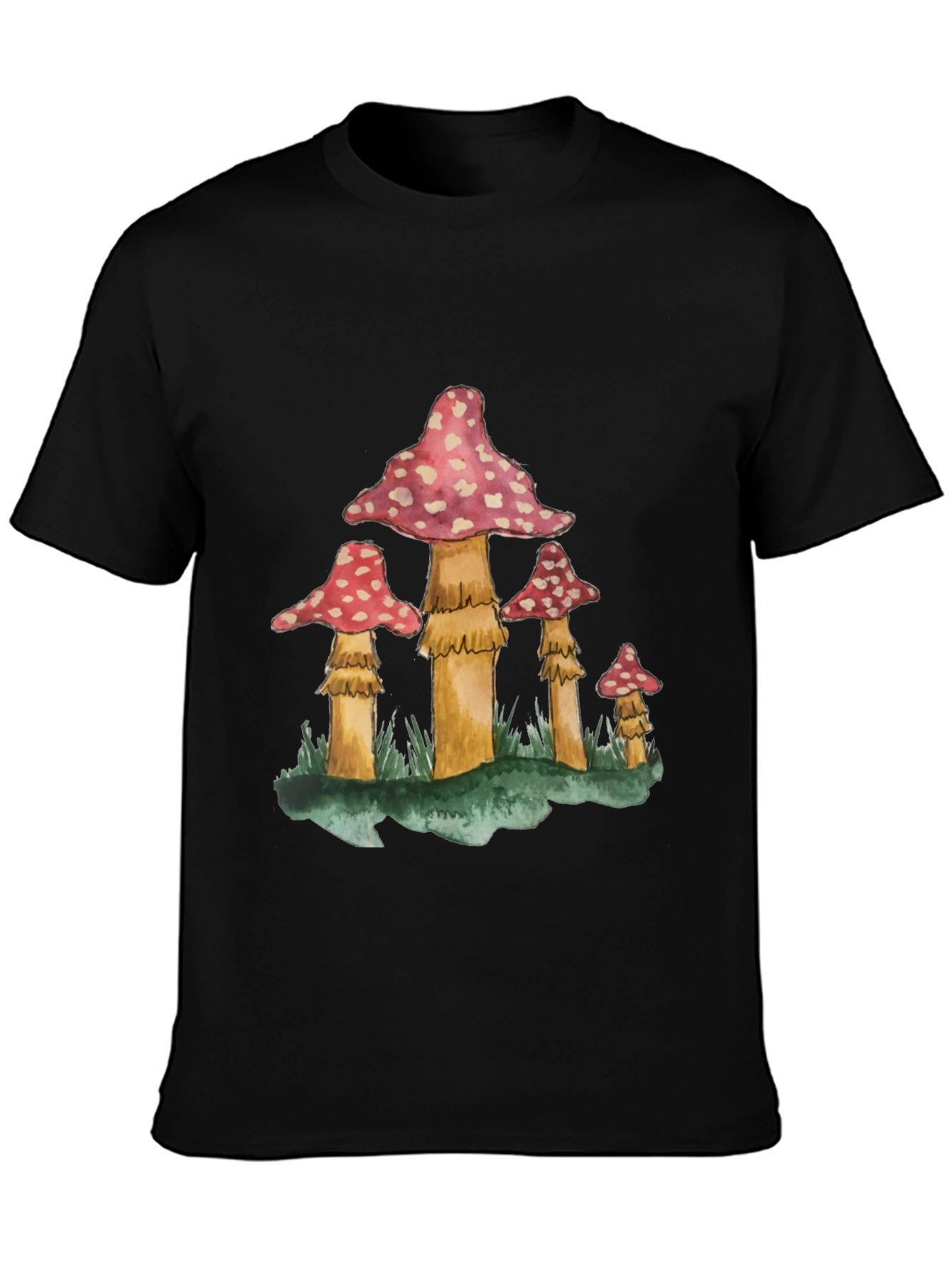 Mushroom Graphic Tee - Whimsical Print Shirt
