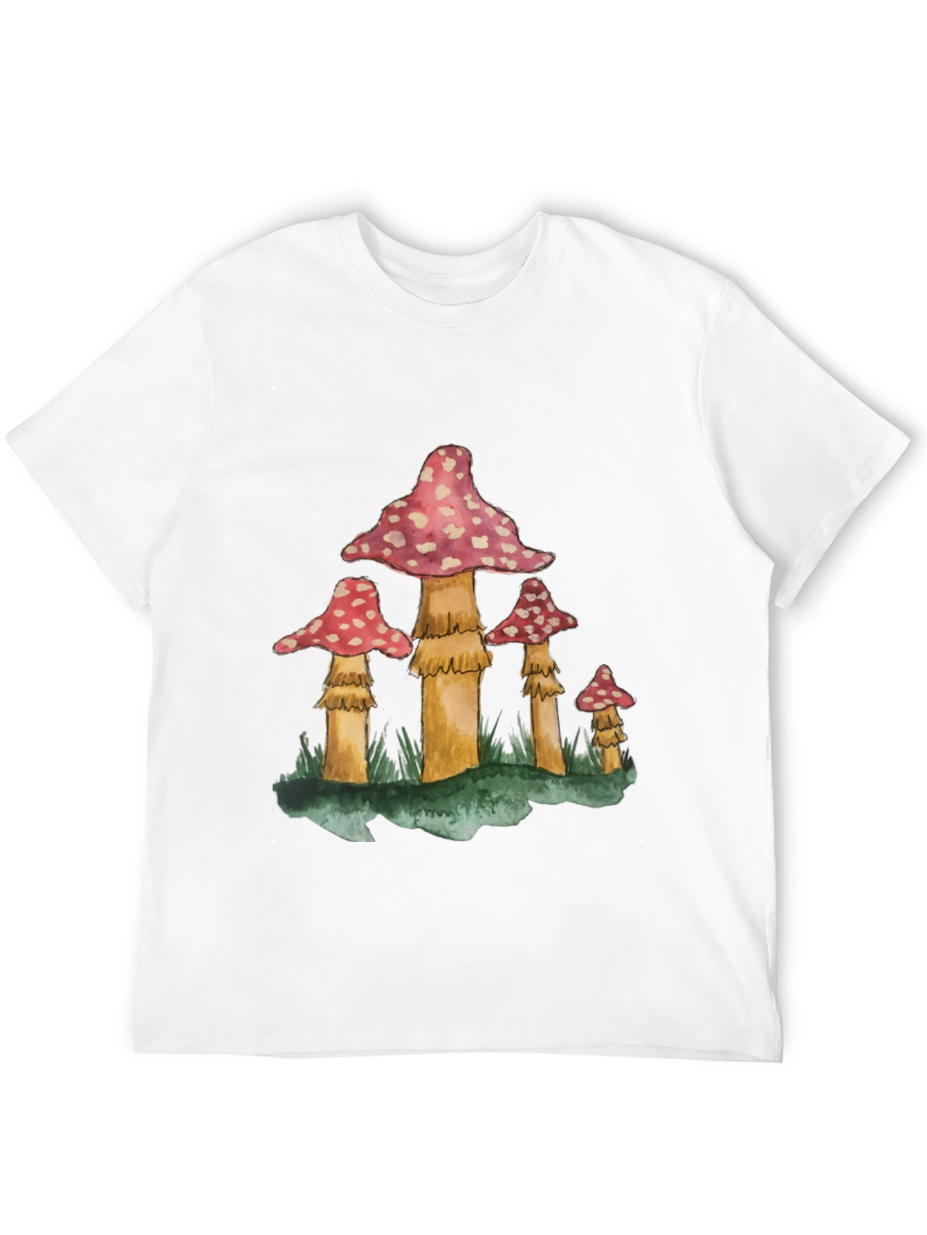 Mushroom Graphic Tee - Whimsical Print Shirt