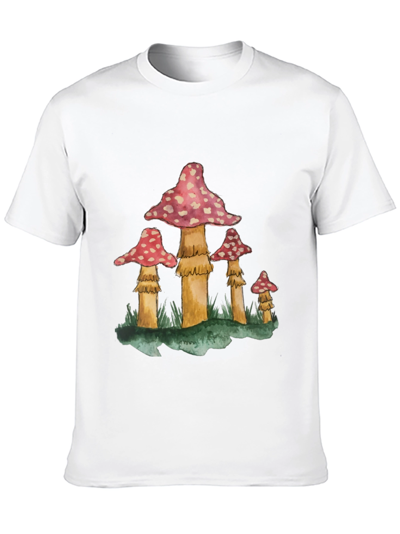Mushroom Graphic Tee - Whimsical Print Shirt